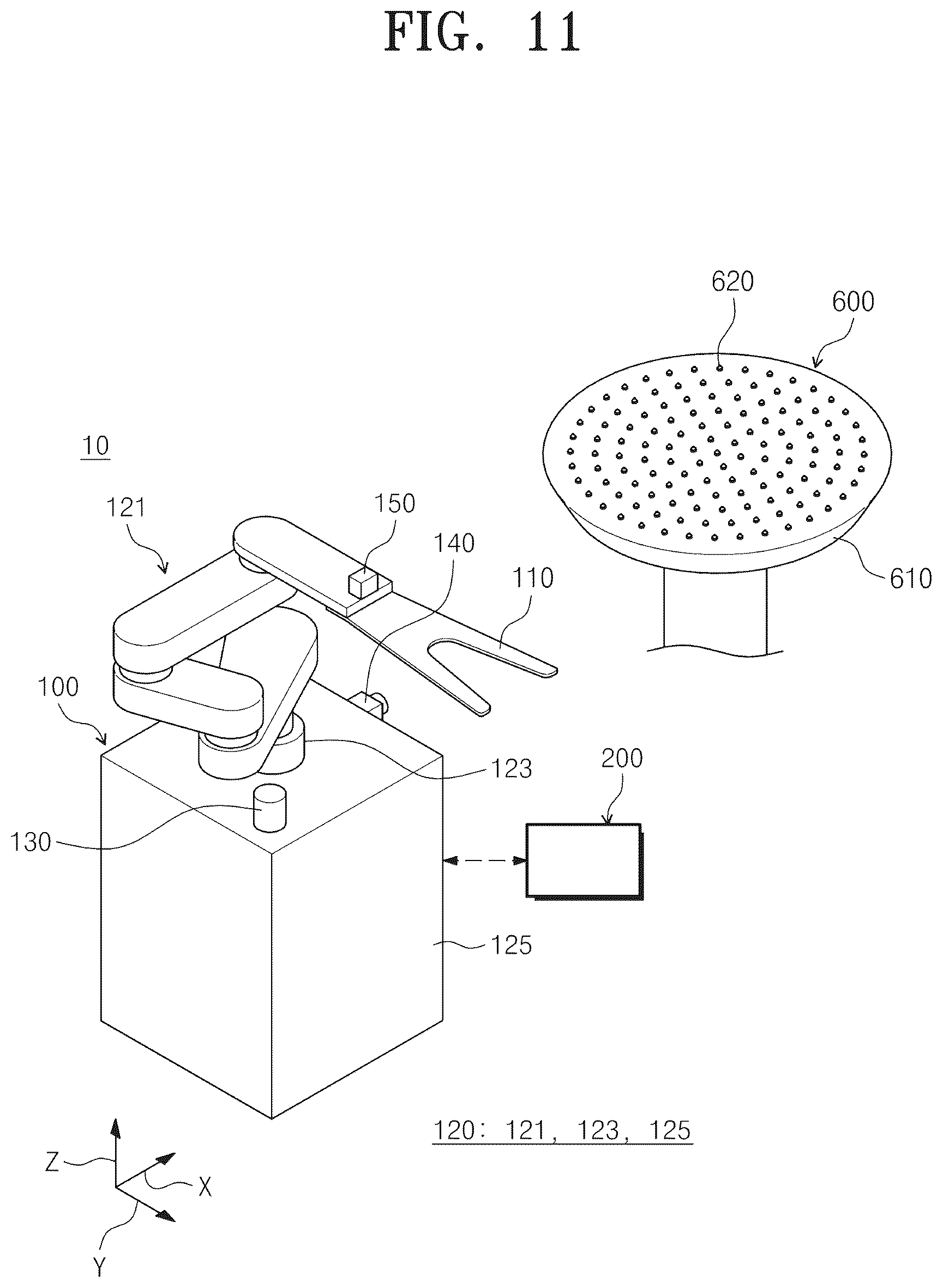 Patent US12472621 Figure 10 – Teaching method, program stored in the medium for executing the teaching method and transfer system