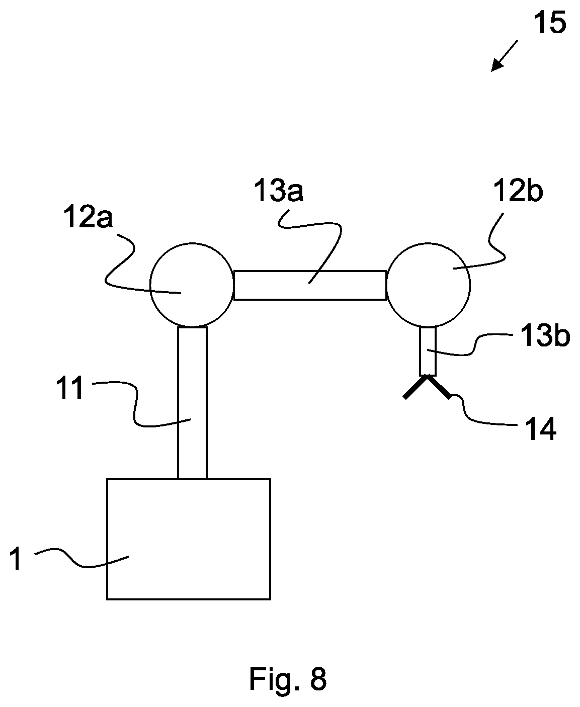 Patent US12472623 Figure 4 – Robot, drive unit for a robot and positioning method