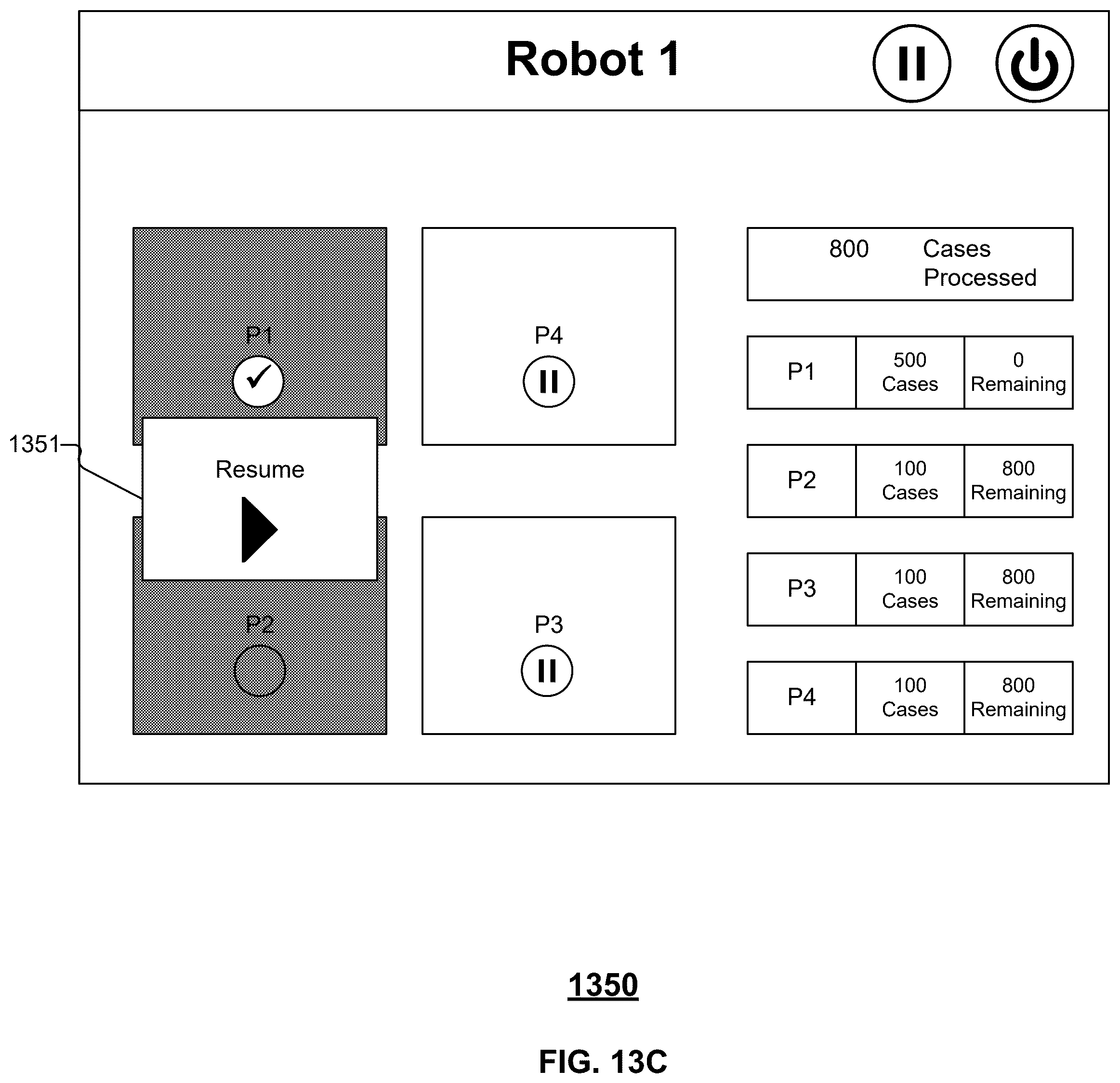 Patent US12472631 Figure 16 – Multi-pallet mixed-case robotic palletizer