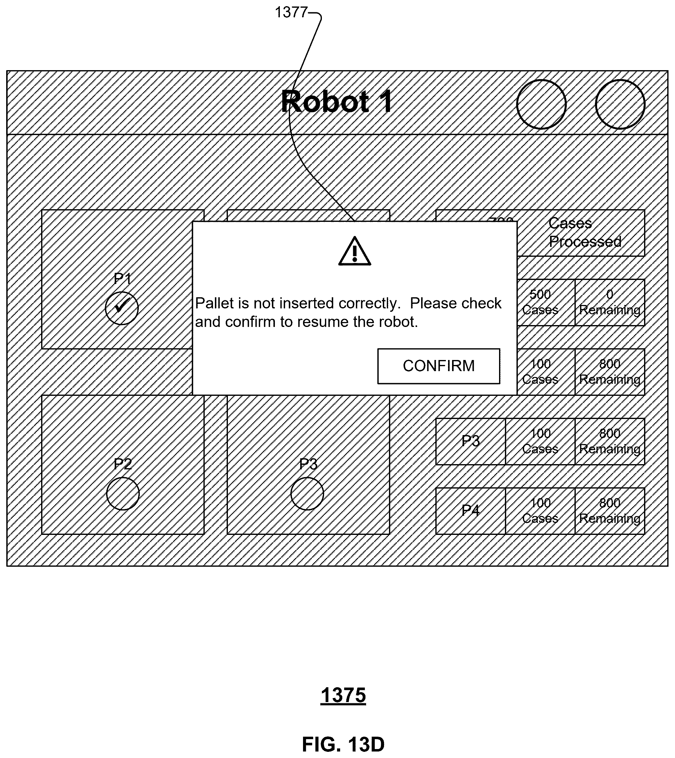 Patent US12472631 Figure 17 – Multi-pallet mixed-case robotic palletizer