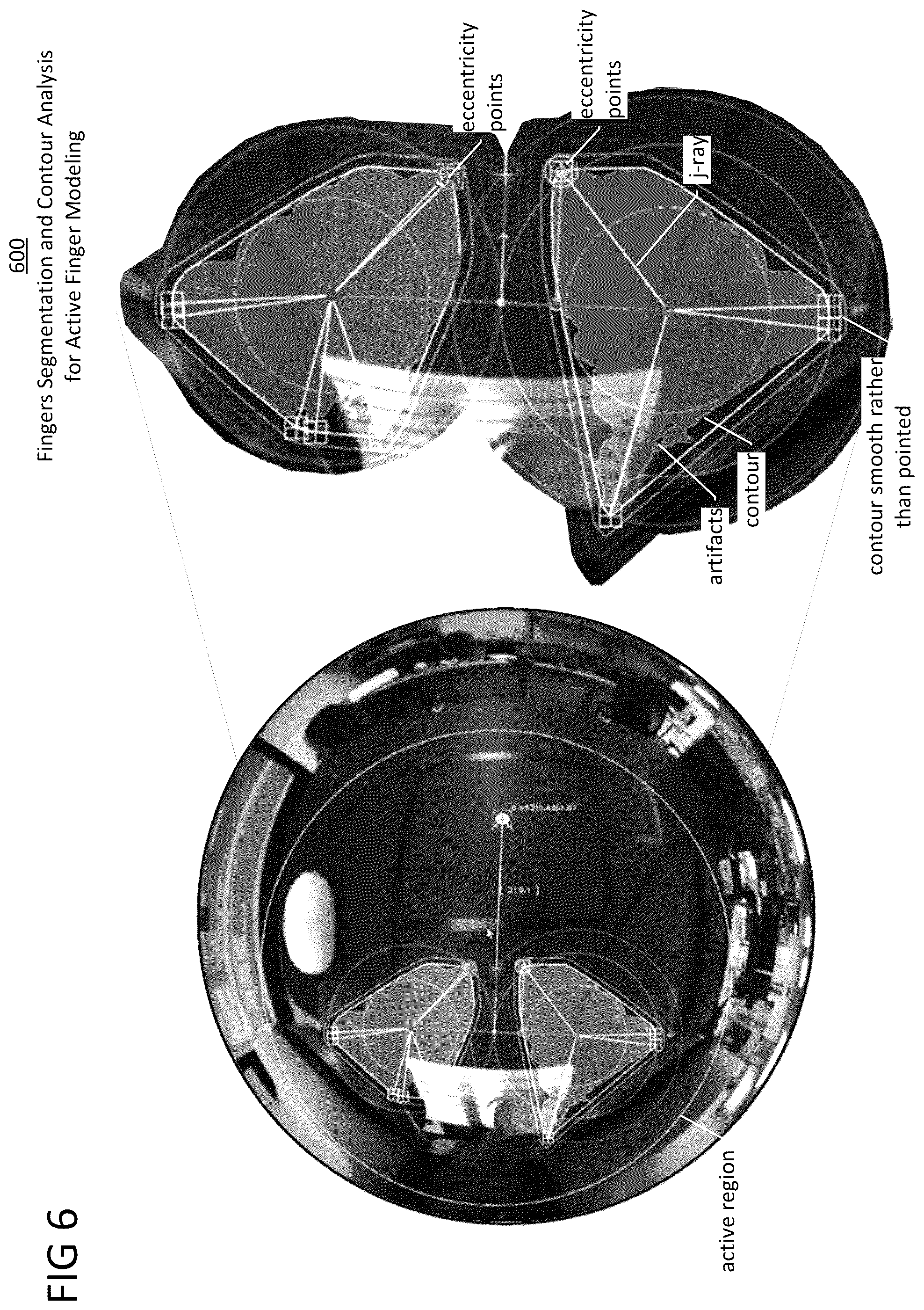 Patent US12472636 Figure 7 – Segmenting multi-fingered soft gripper portion based on optical flow