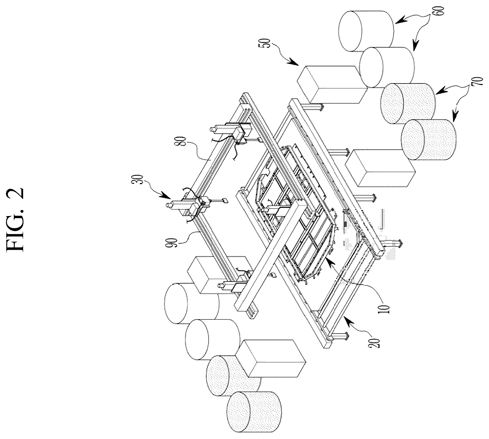 Patent US12472639 Figure 2 – Battery gap filler applicator and application method