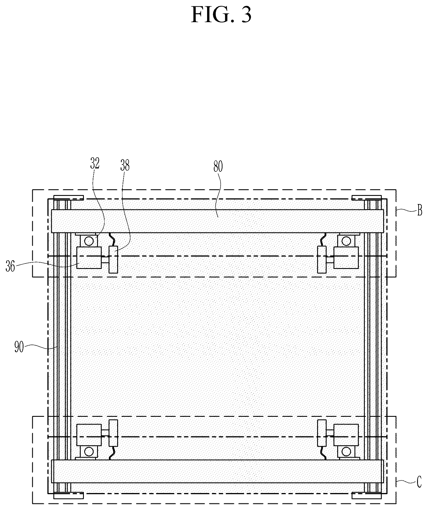 Patent US12472639 Figure 3 – Battery gap filler applicator and application method