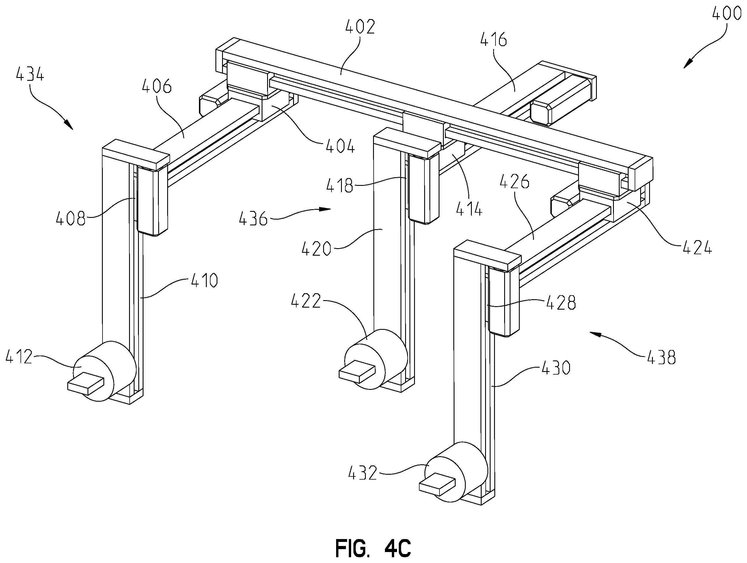 Patent US12472642 Figure 11 – Adjustable end-of-arm tool or fixture