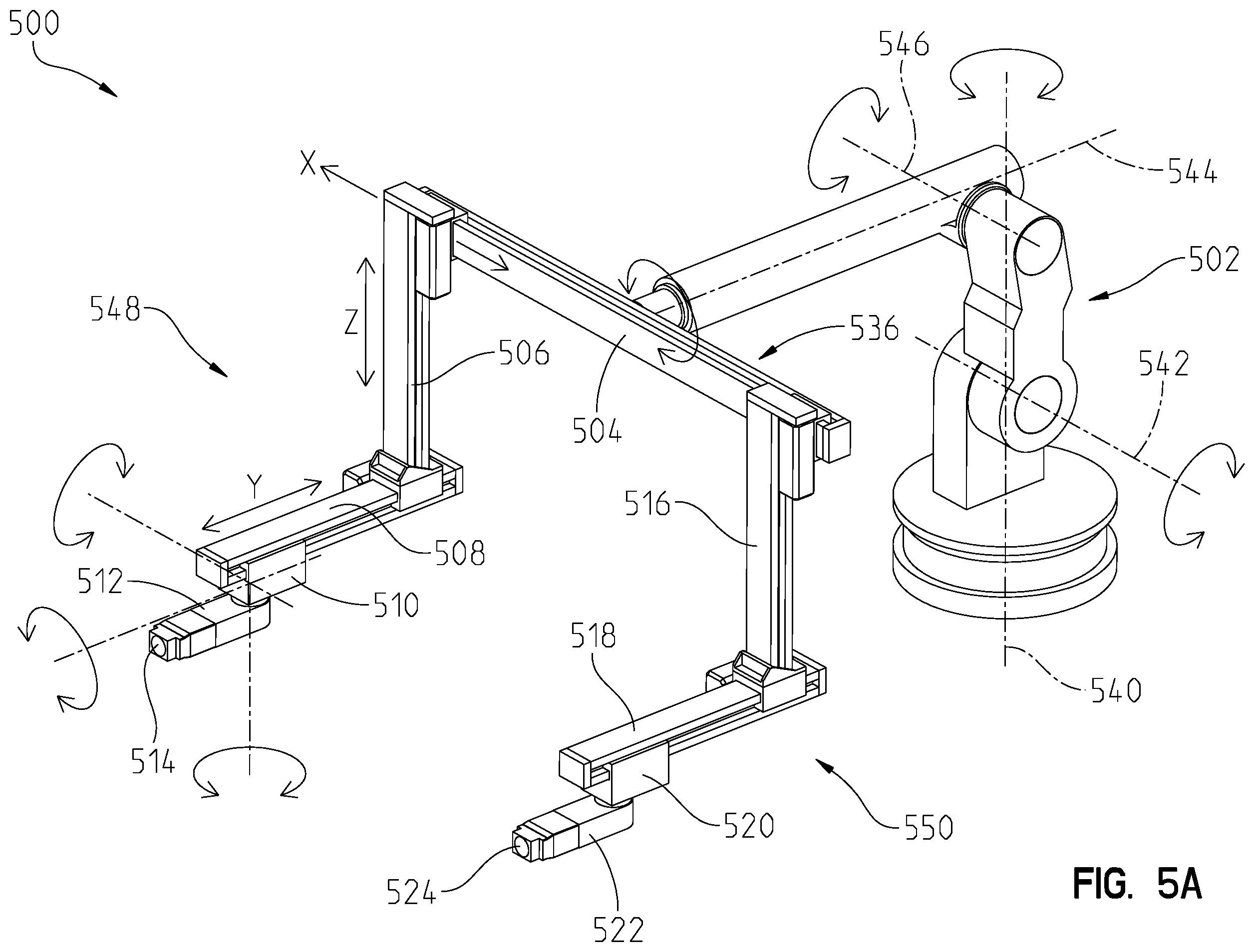 Patent US12472642 Figure 12 – Adjustable end-of-arm tool or fixture