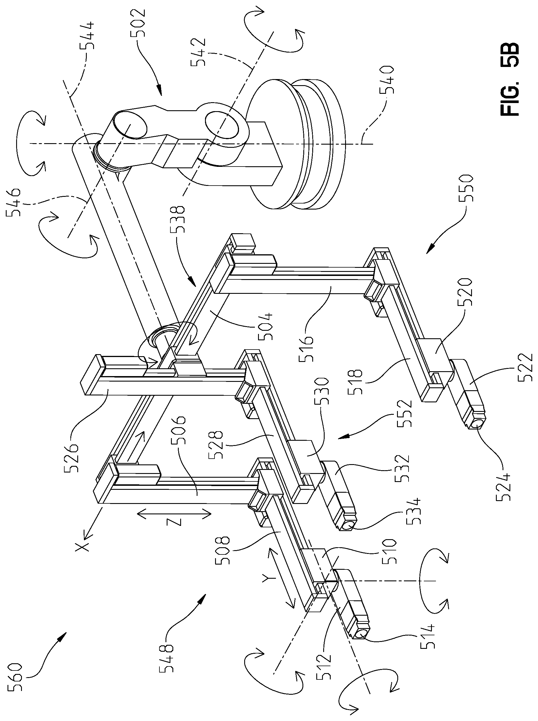 Patent US12472642 Figure 13 – Adjustable end-of-arm tool or fixture