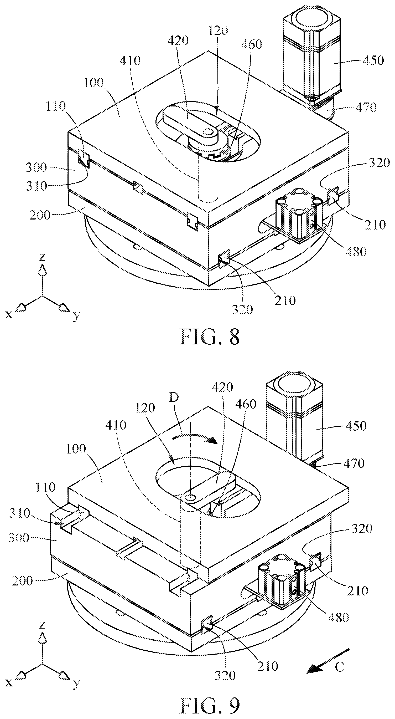 Patent US12472644 Figure 8 – Adjustment mechanism, pick-and-place system, and operation method thereof