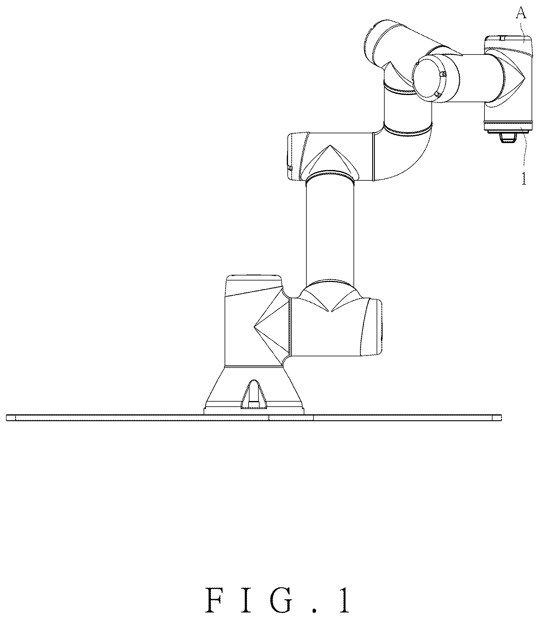 Patent US12472645 Figure 1 – Robotic tool changer system through magnetic coupling force and all-round mechanical locking