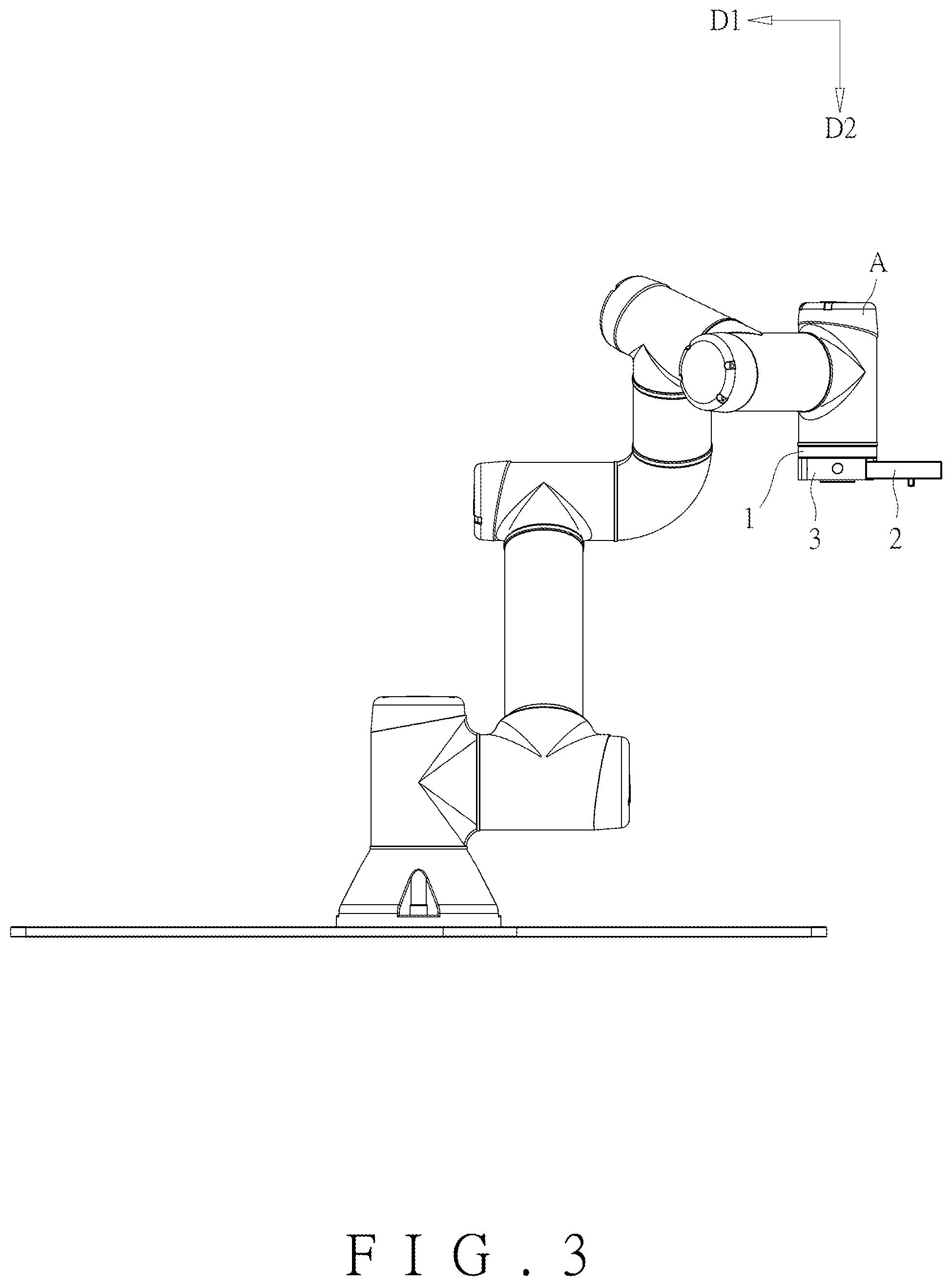 Patent US12472645 Figure 3 – Robotic tool changer system through magnetic coupling force and all-round mechanical locking