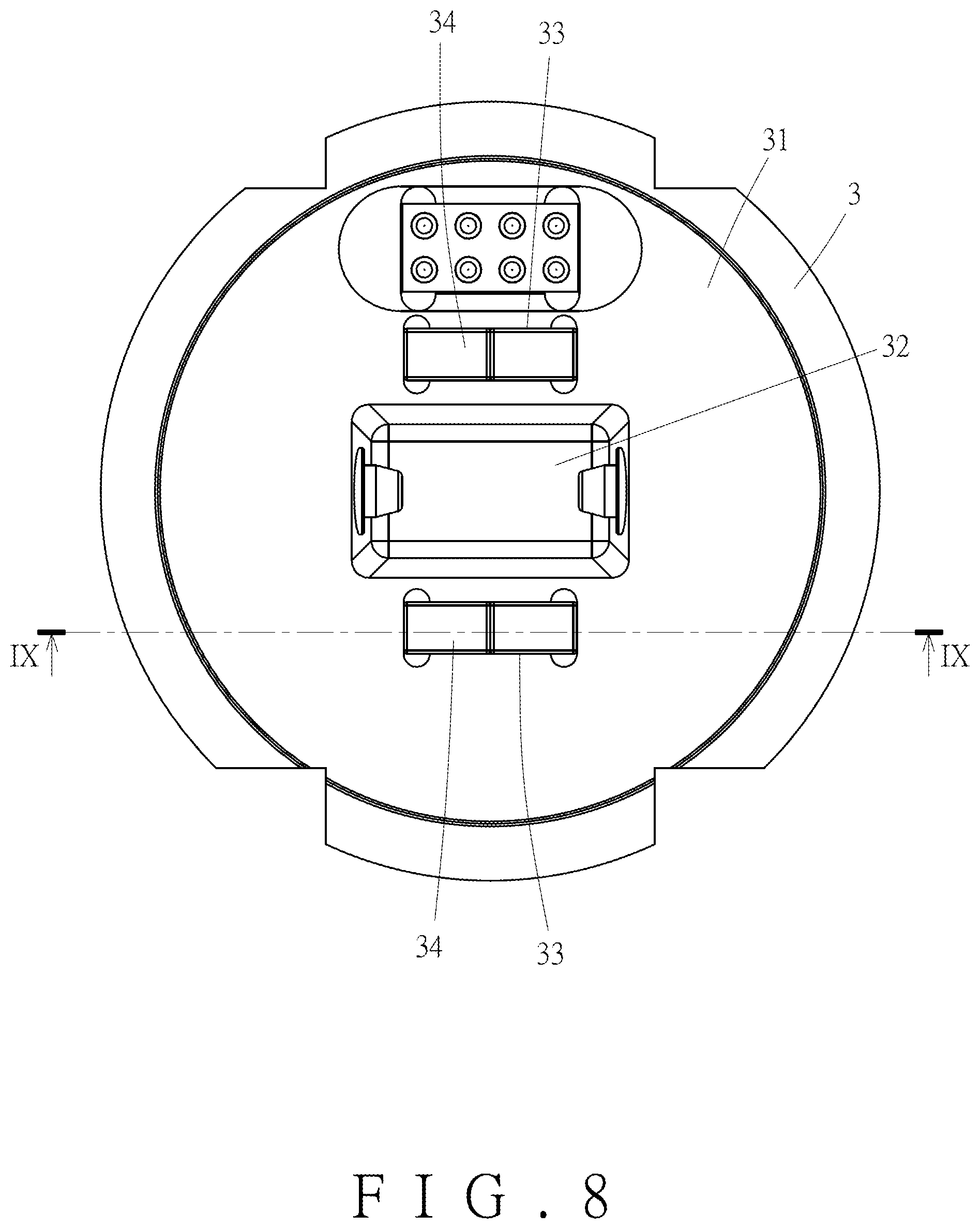 Patent US12472645 Figure 8 – Robotic tool changer system through magnetic coupling force and all-round mechanical locking