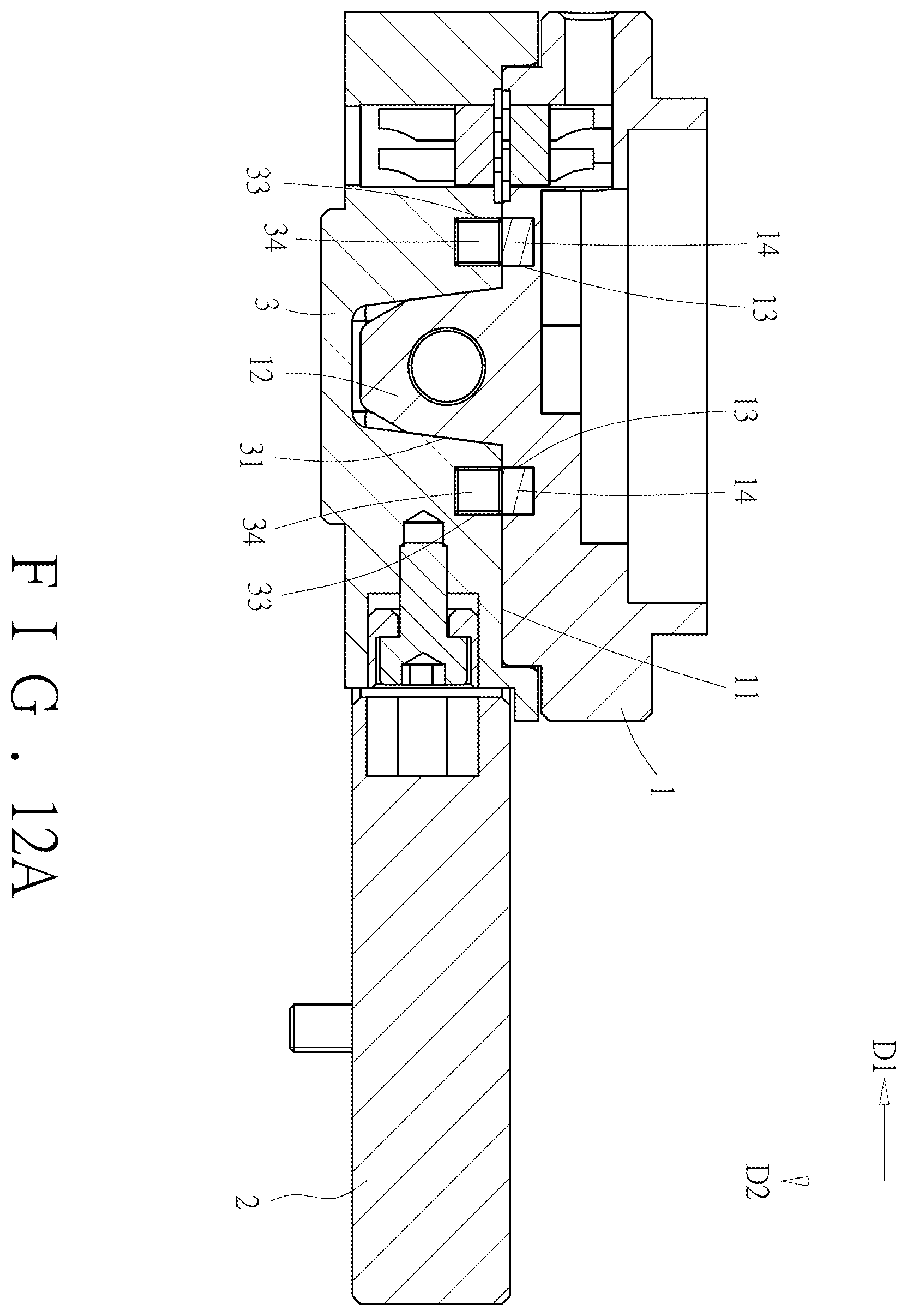 Patent US12472645 Figure 13 – Robotic tool changer system through magnetic coupling force and all-round mechanical locking