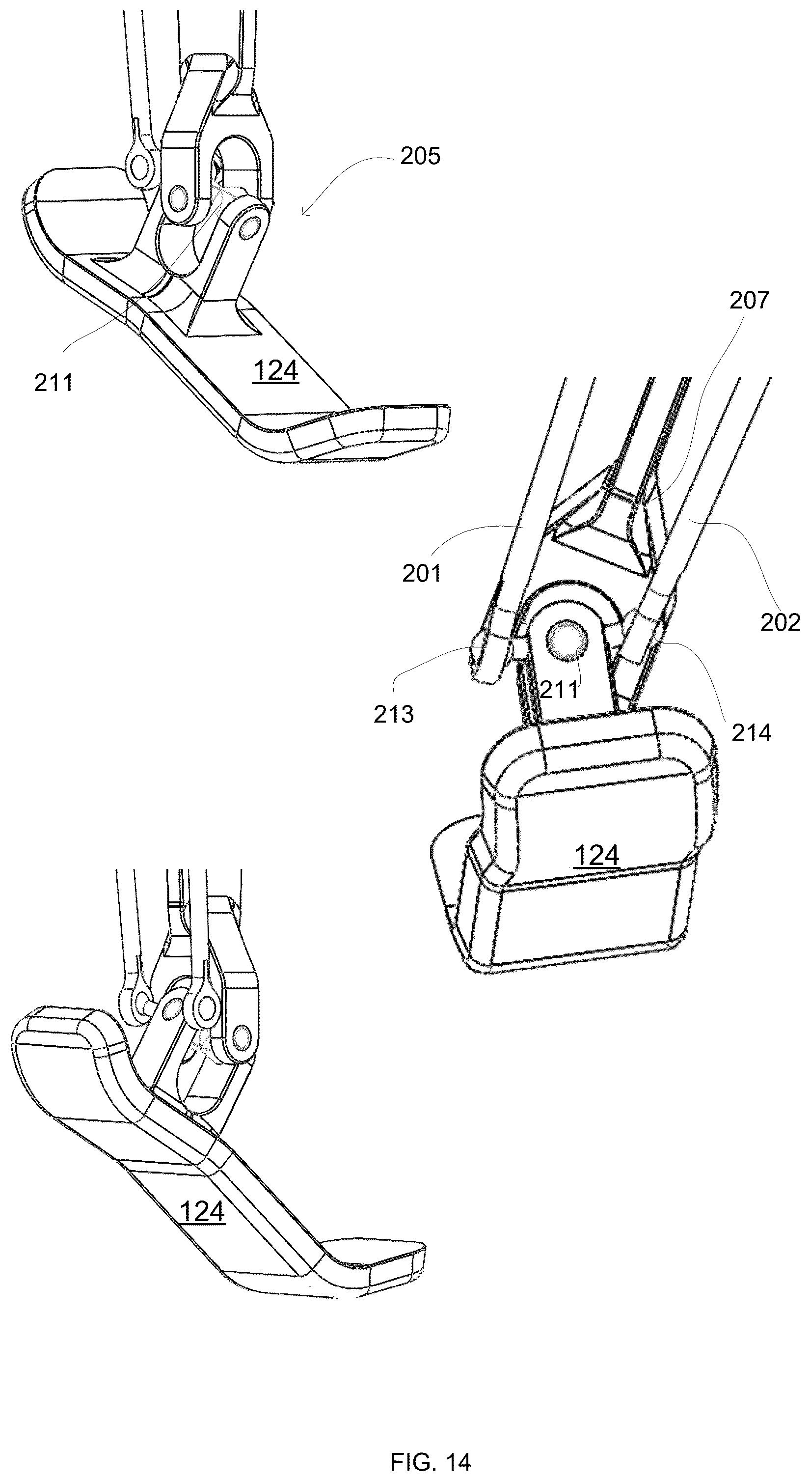 Patent US12472648 Figure 14 – Humanoid robot leg and a humanoid robot