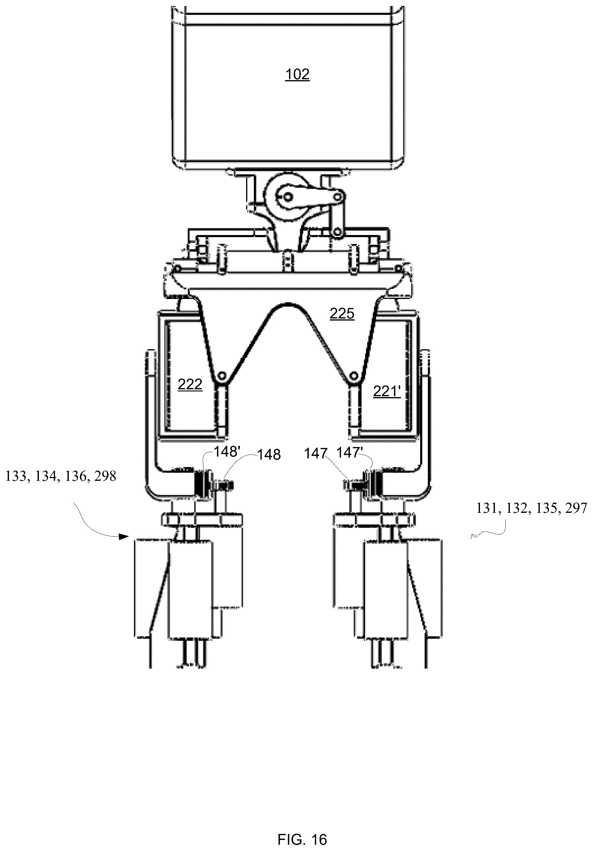 Patent US12472648 Figure 16 – Humanoid robot leg and a humanoid robot