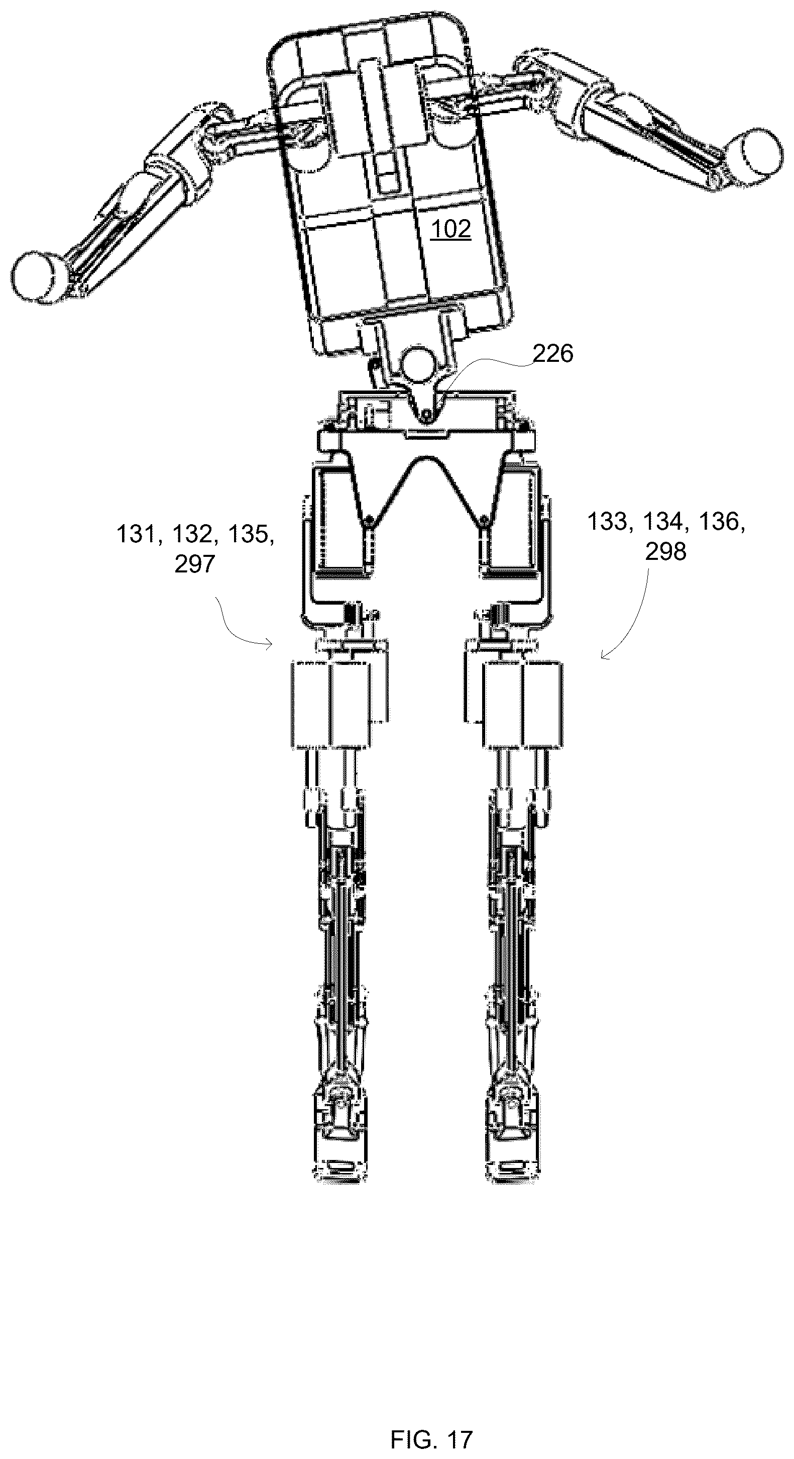 Patent US12472648 Figure 17 – Humanoid robot leg and a humanoid robot