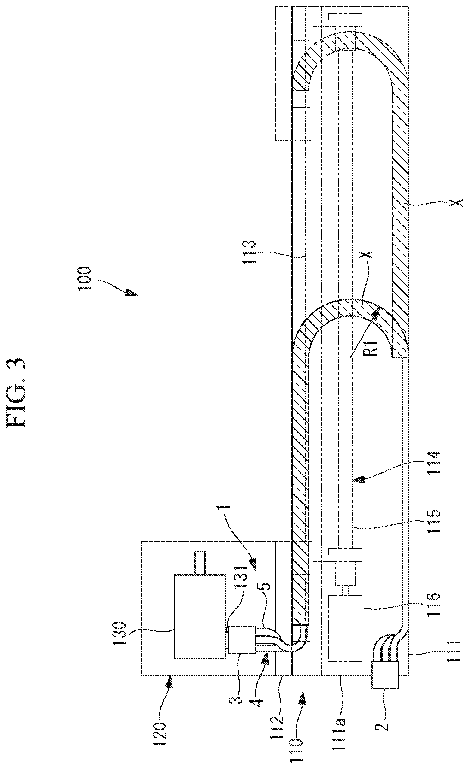 Patent US12472649 Figure 3 – Power harness and robot