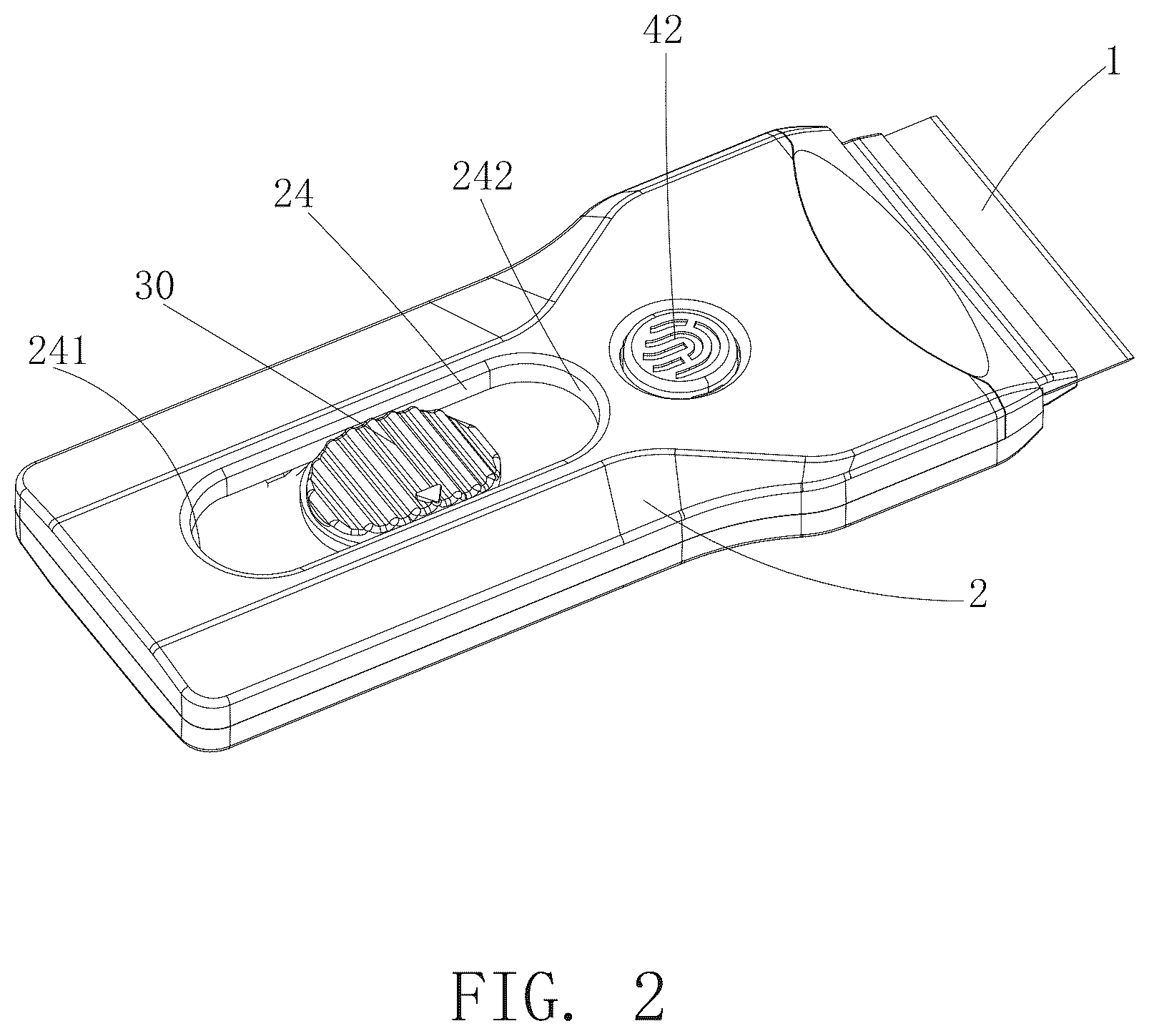 Patent US12472650 Figure 2 – Scraper