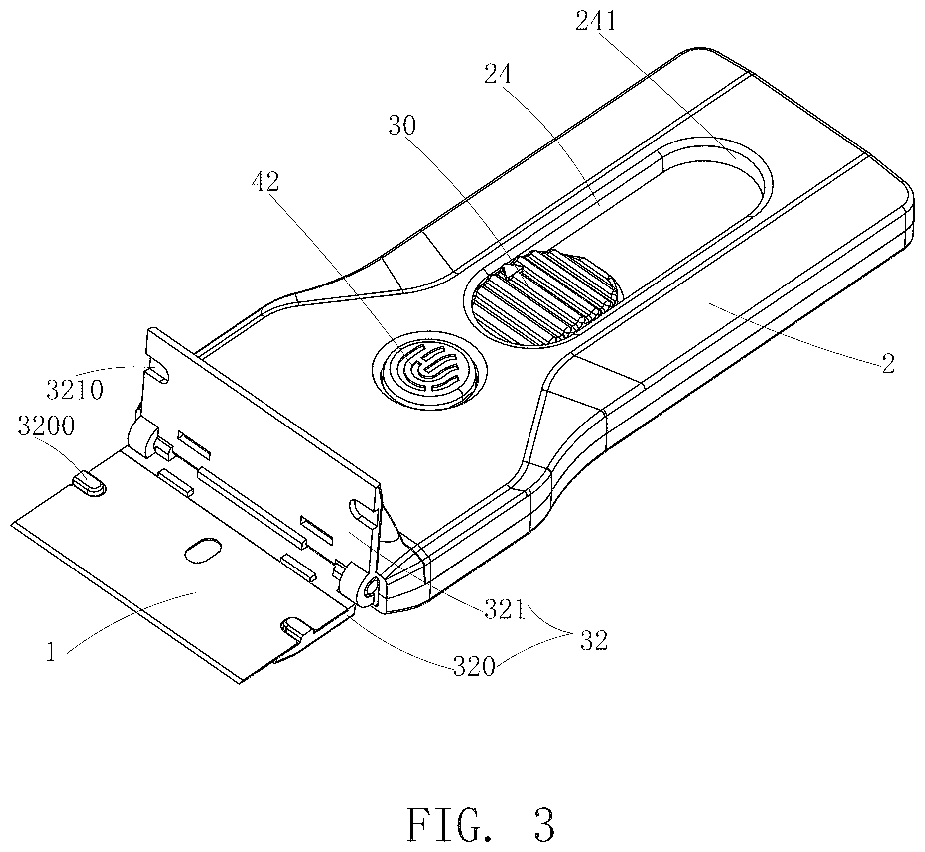 Patent US12472650 Figure 3 – Scraper