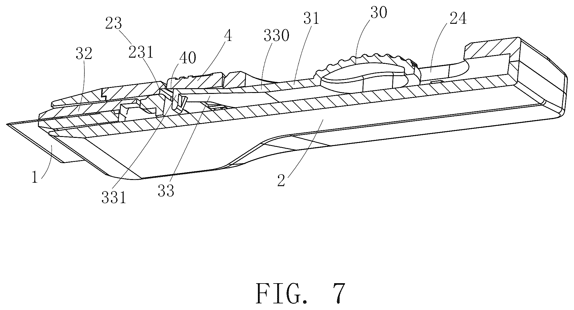 Patent US12472650 Figure 7 – Scraper