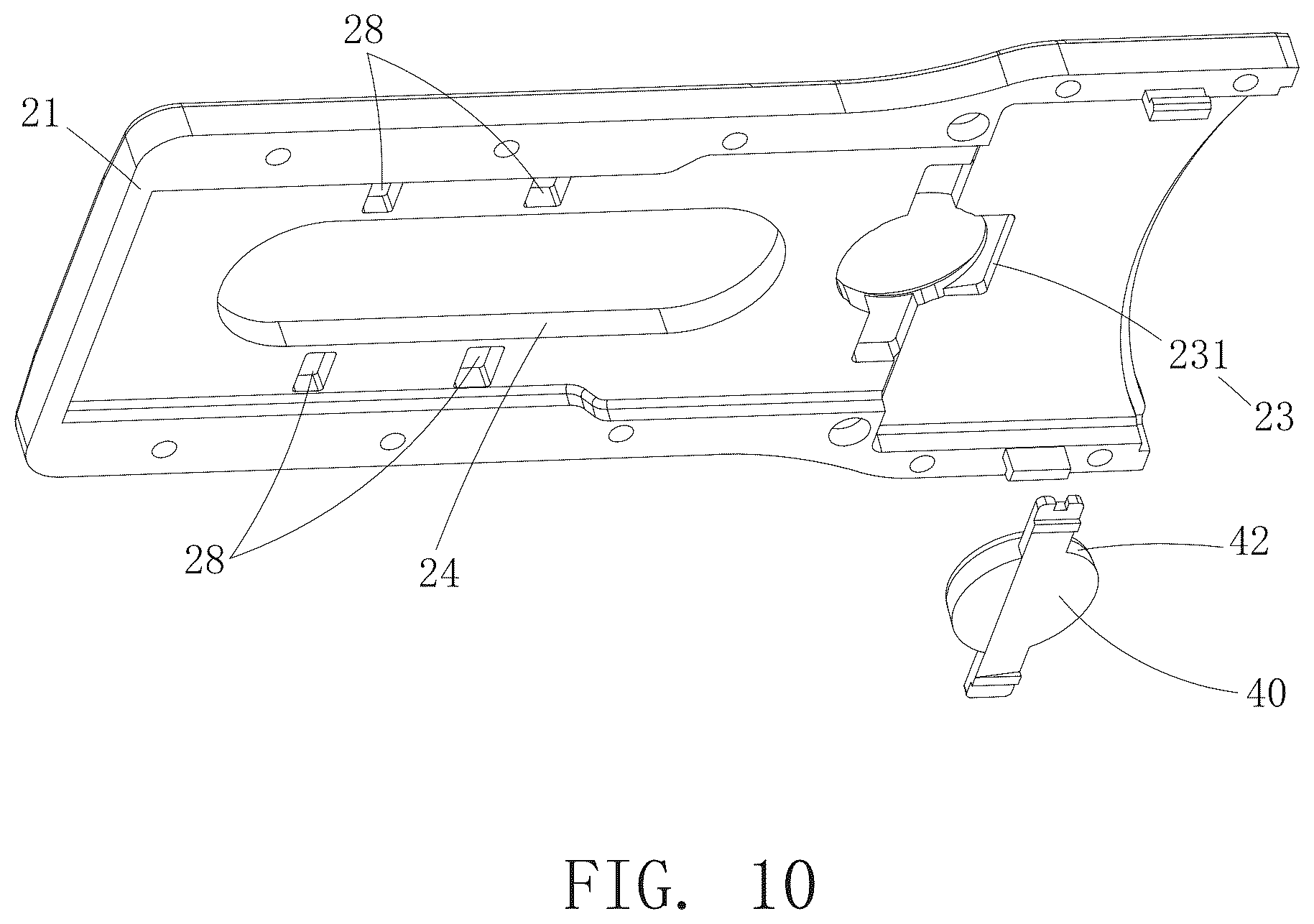 Patent US12472650 Figure 10 – Scraper