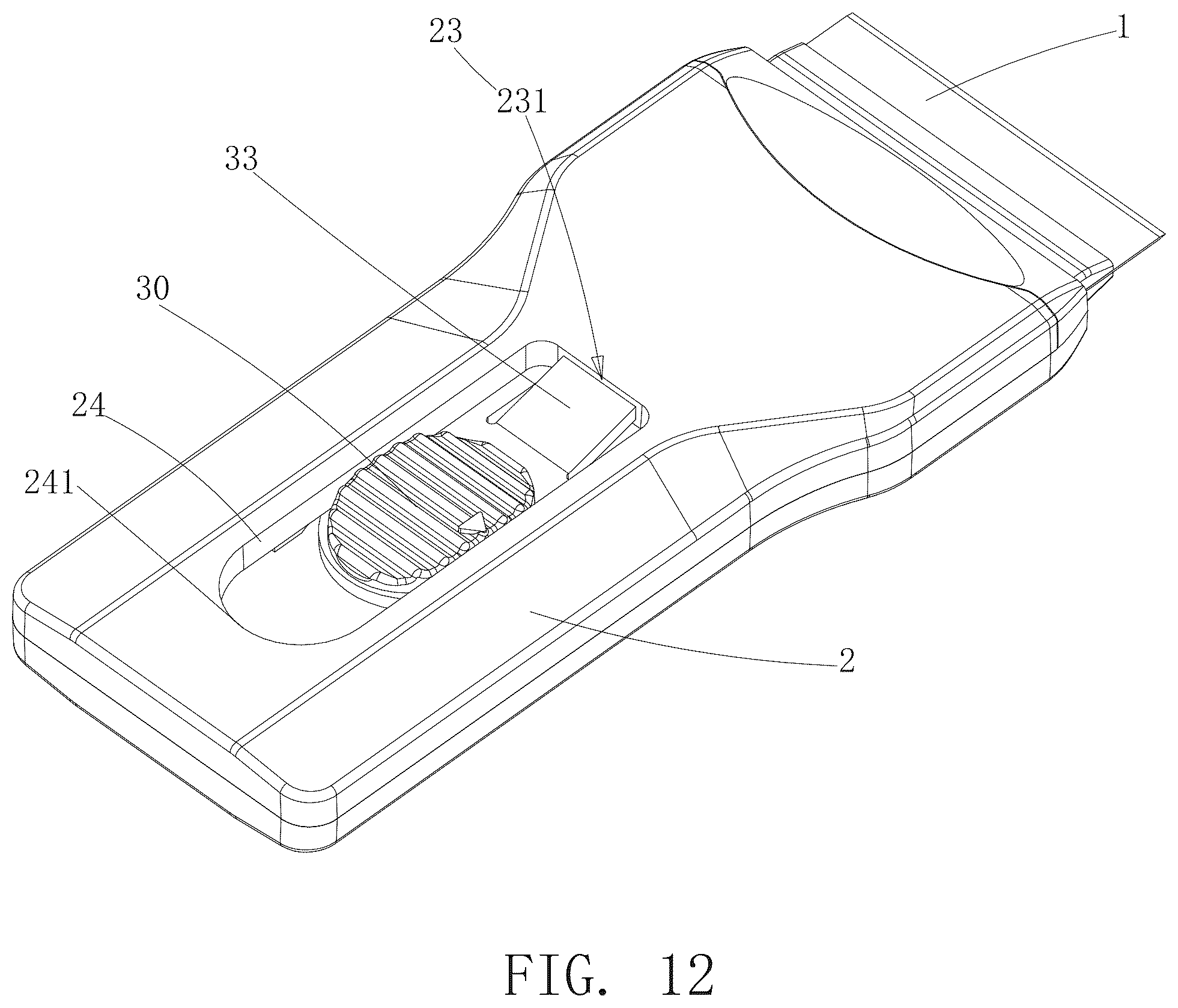 Patent US12472650 Figure 12 – Scraper
