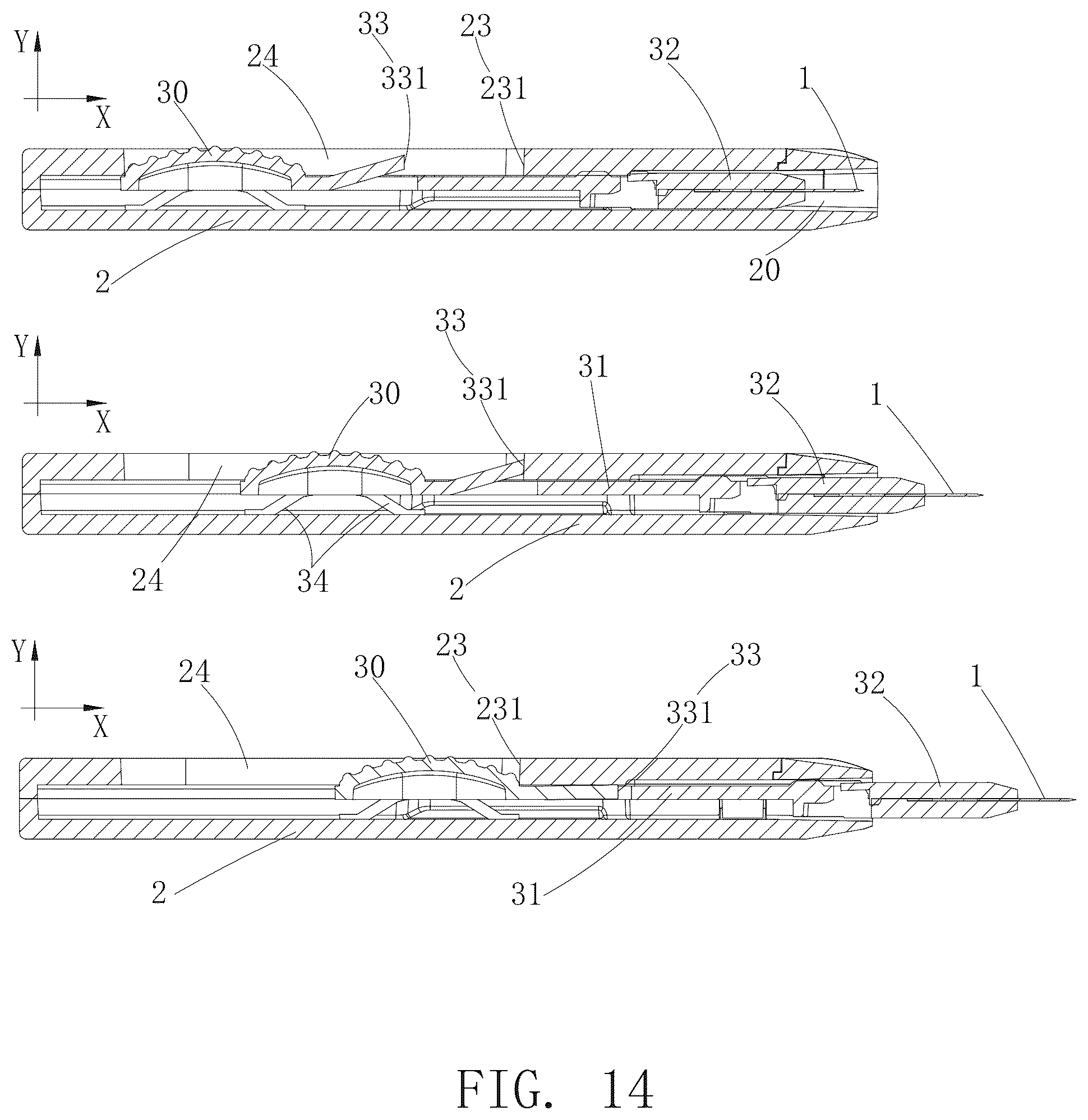 Patent US12472650 Figure 14 – Scraper