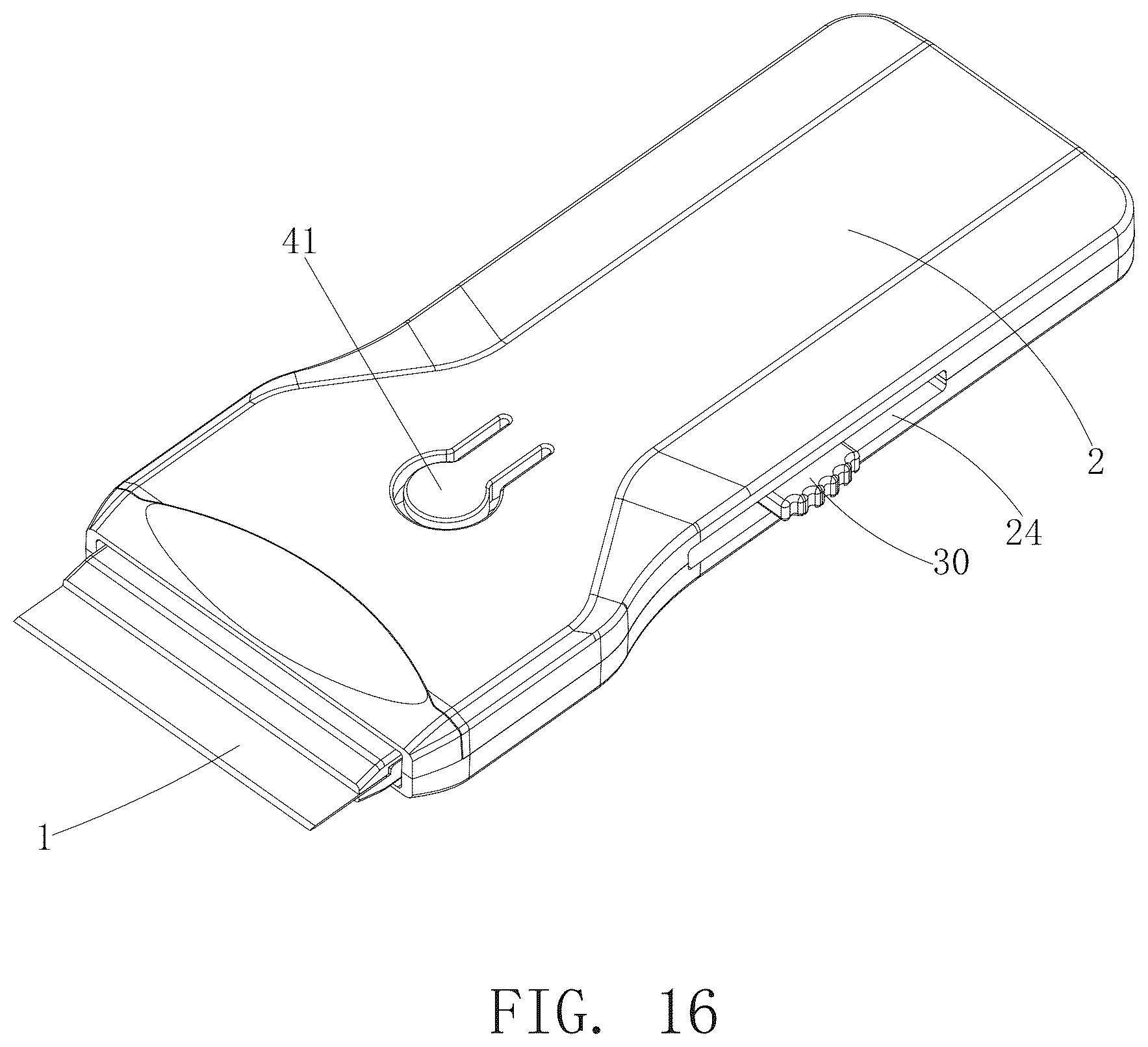 Patent US12472650 Figure 16 – Scraper
