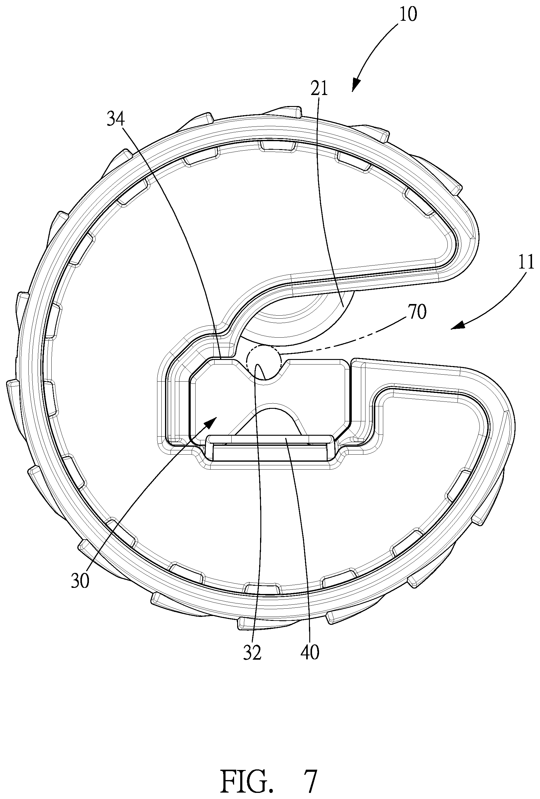 Patent US12472654 Figure 7 – Tube cutter for tubes with various diameters