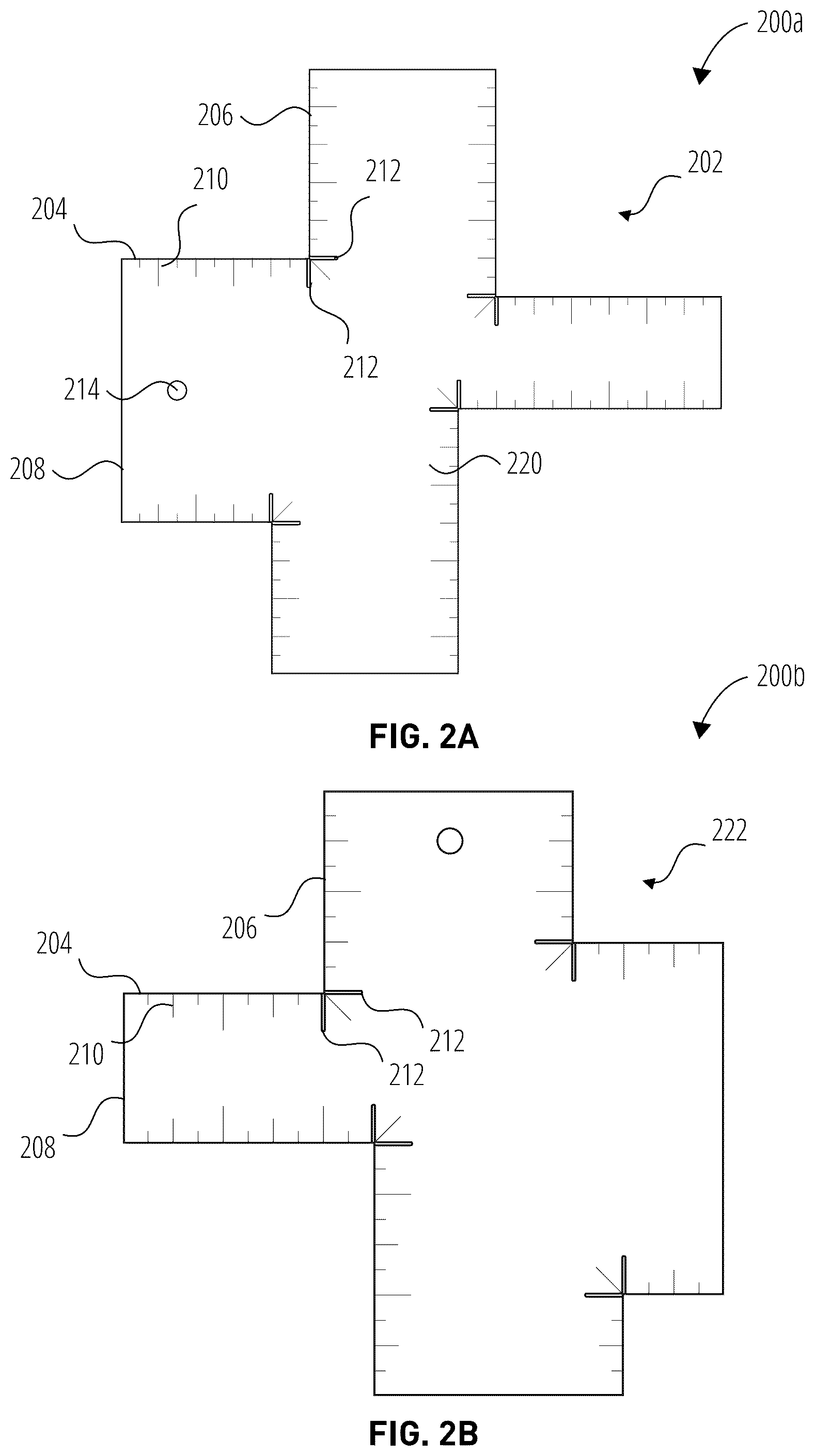 Patent US12472655 Figure 2 – Quilting templates and method of using same