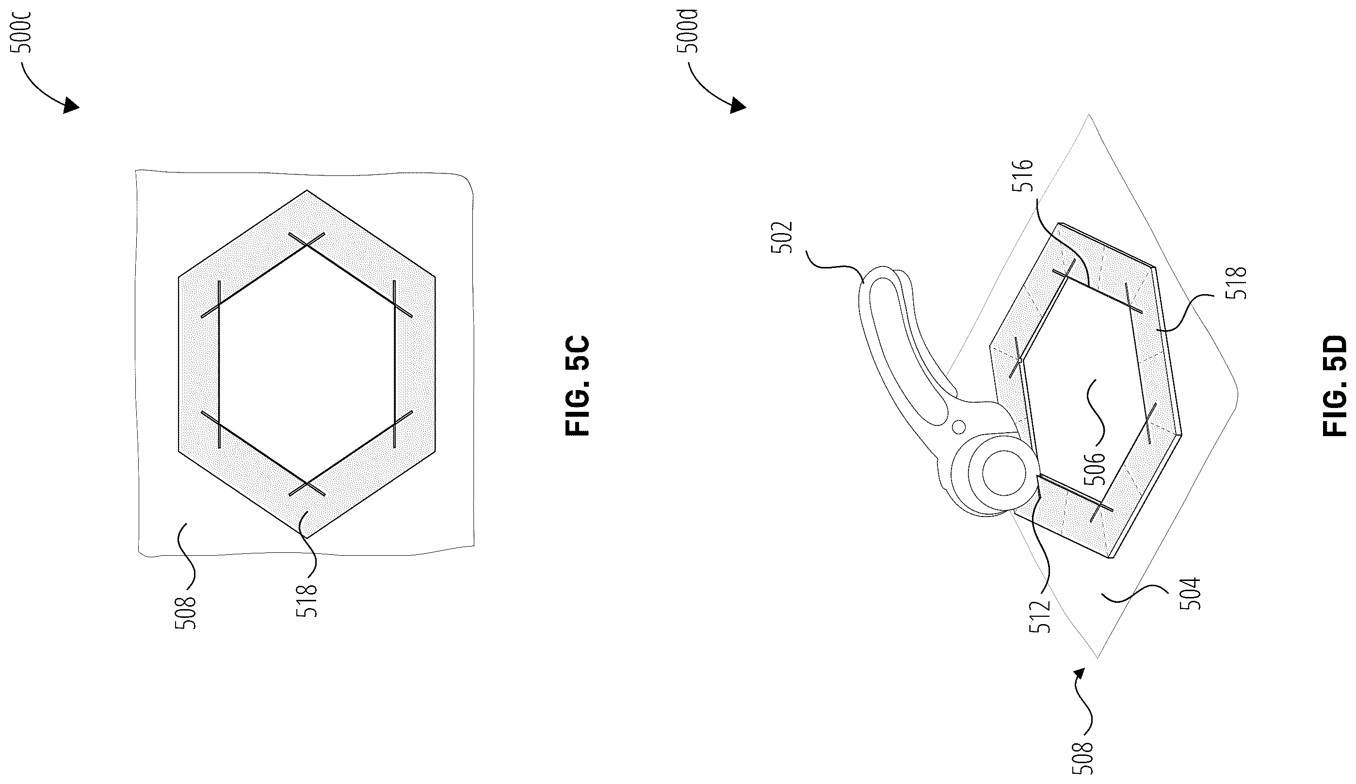 Patent US12472655 Figure 11 – Quilting templates and method of using same