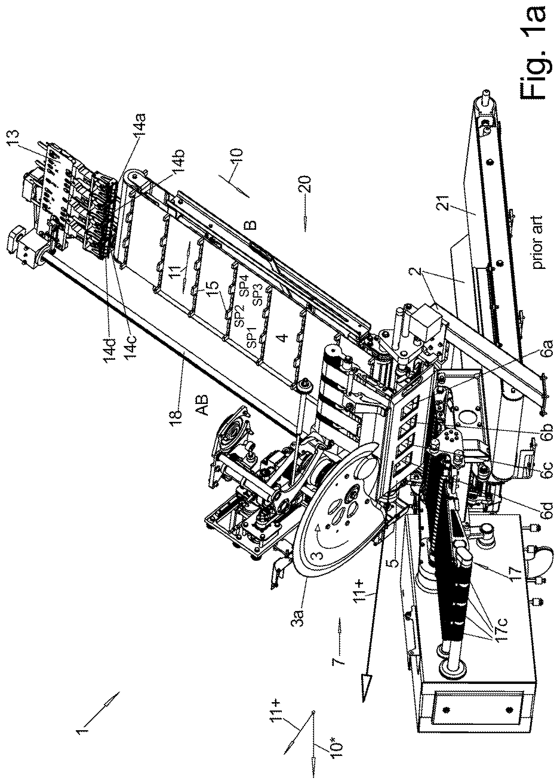 Patent US12472656 — Slicing machine with suction unit — Figure 1