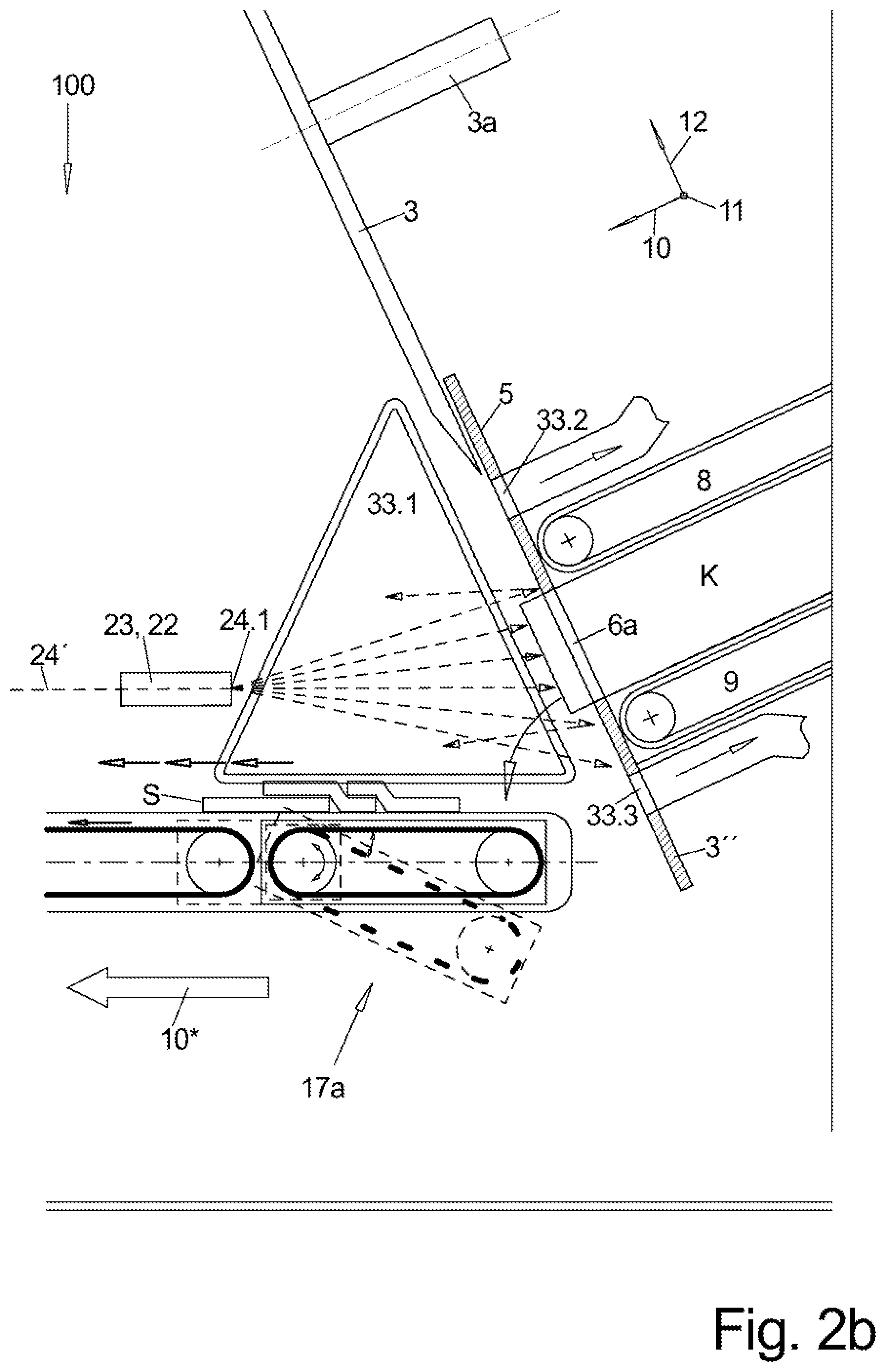 Patent US12472656 Figure 6 – Slicing machine with suction unit