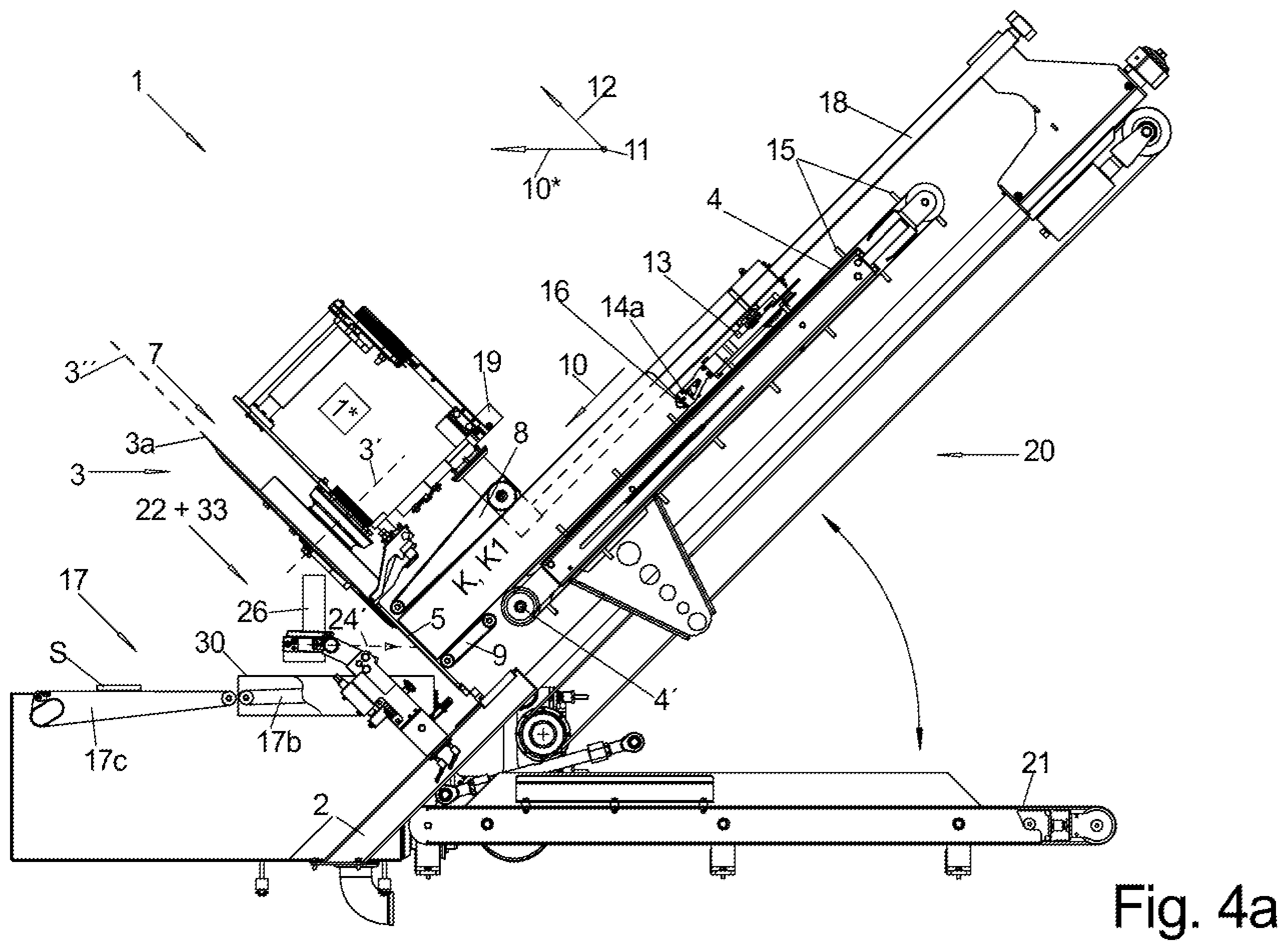Patent US12472656 Figure 8 – Slicing machine with suction unit