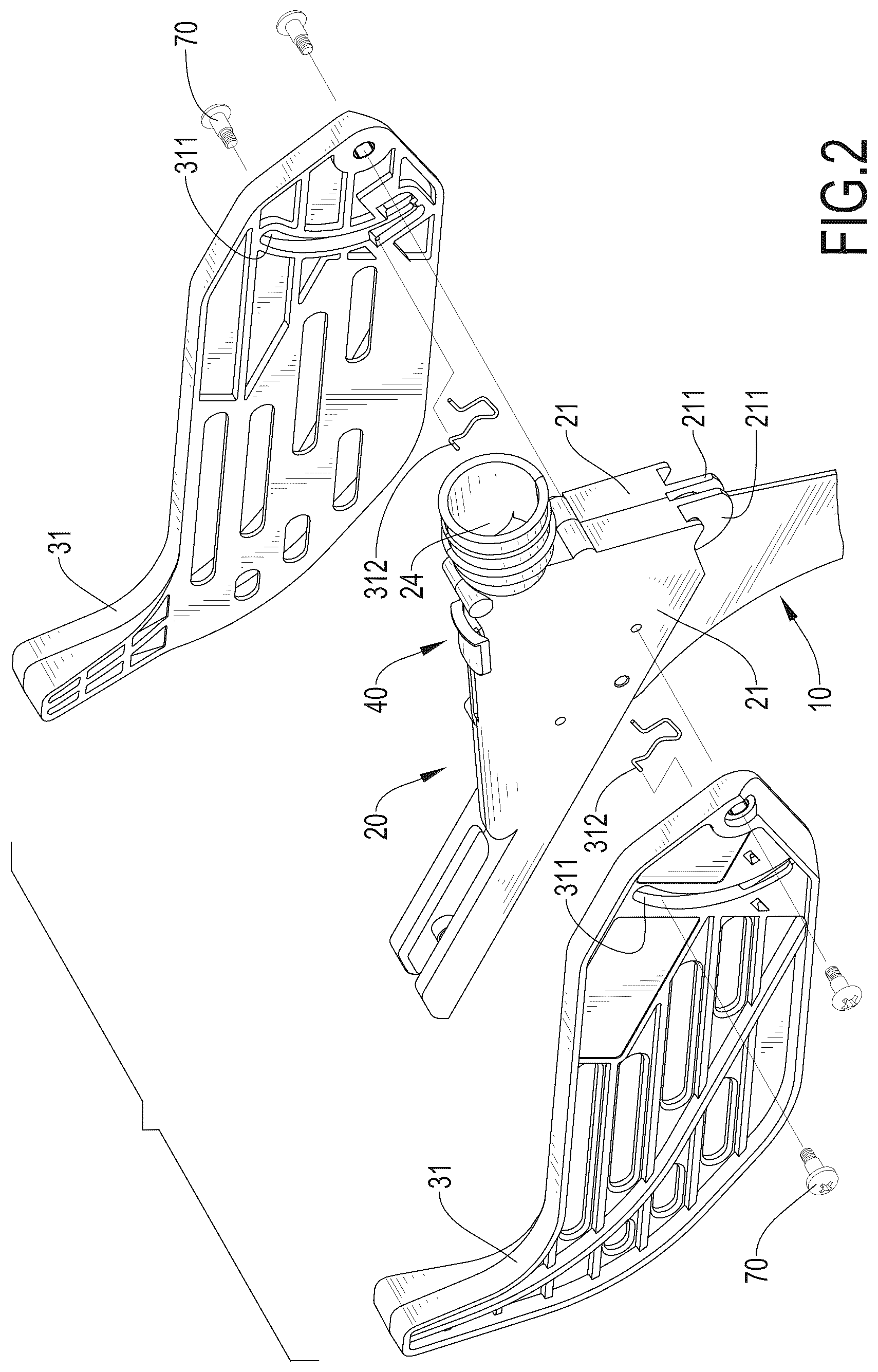 Patent US12472657 Figure 2 – Table saw guard