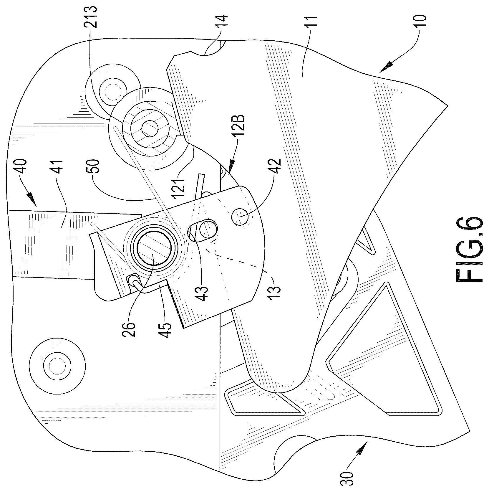 Patent US12472657 Figure 6 – Table saw guard