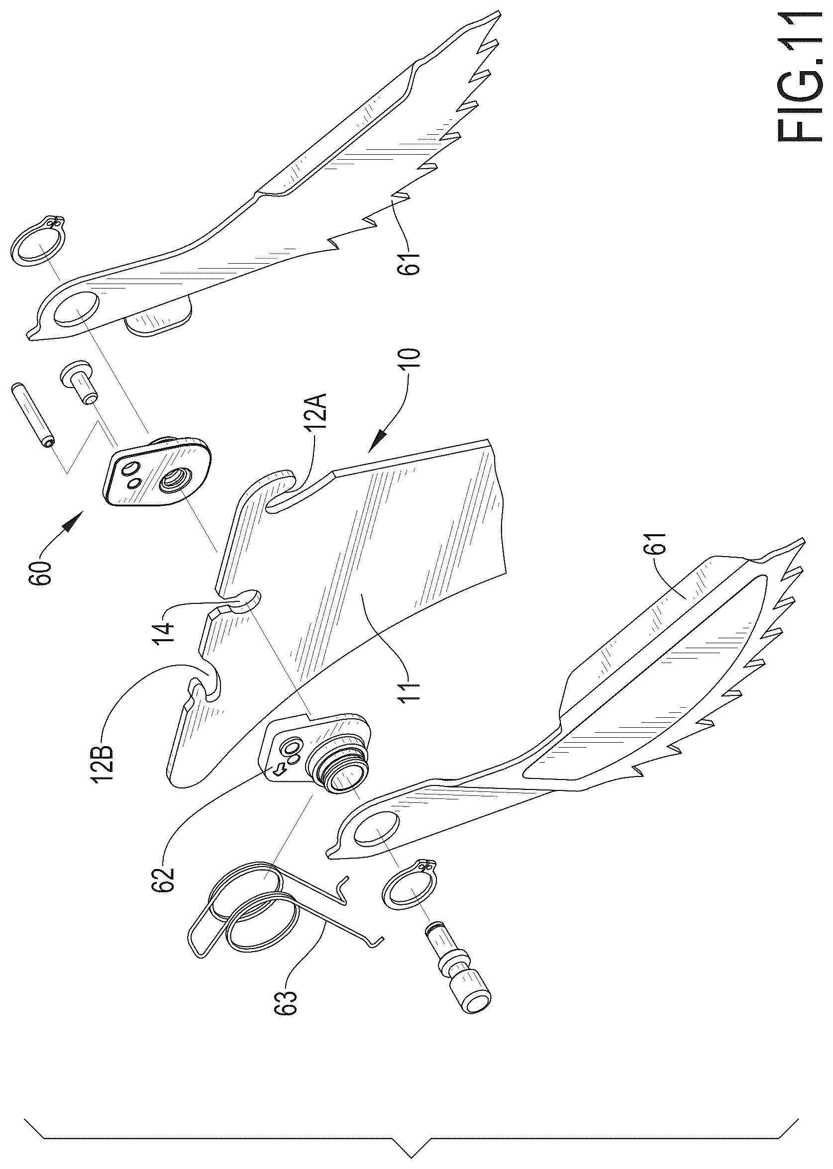 Patent US12472657 Figure 11 – Table saw guard