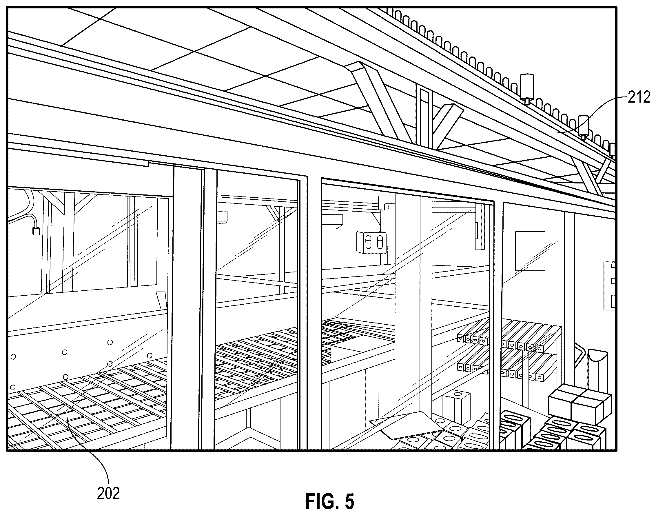 Patent US12472660 Figure 4 – Automated concrete cube processing system