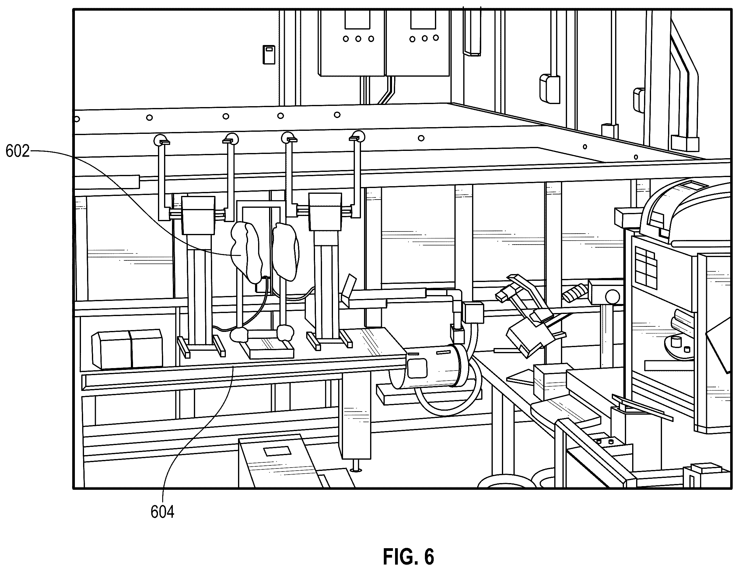 Patent US12472660 Figure 5 – Automated concrete cube processing system