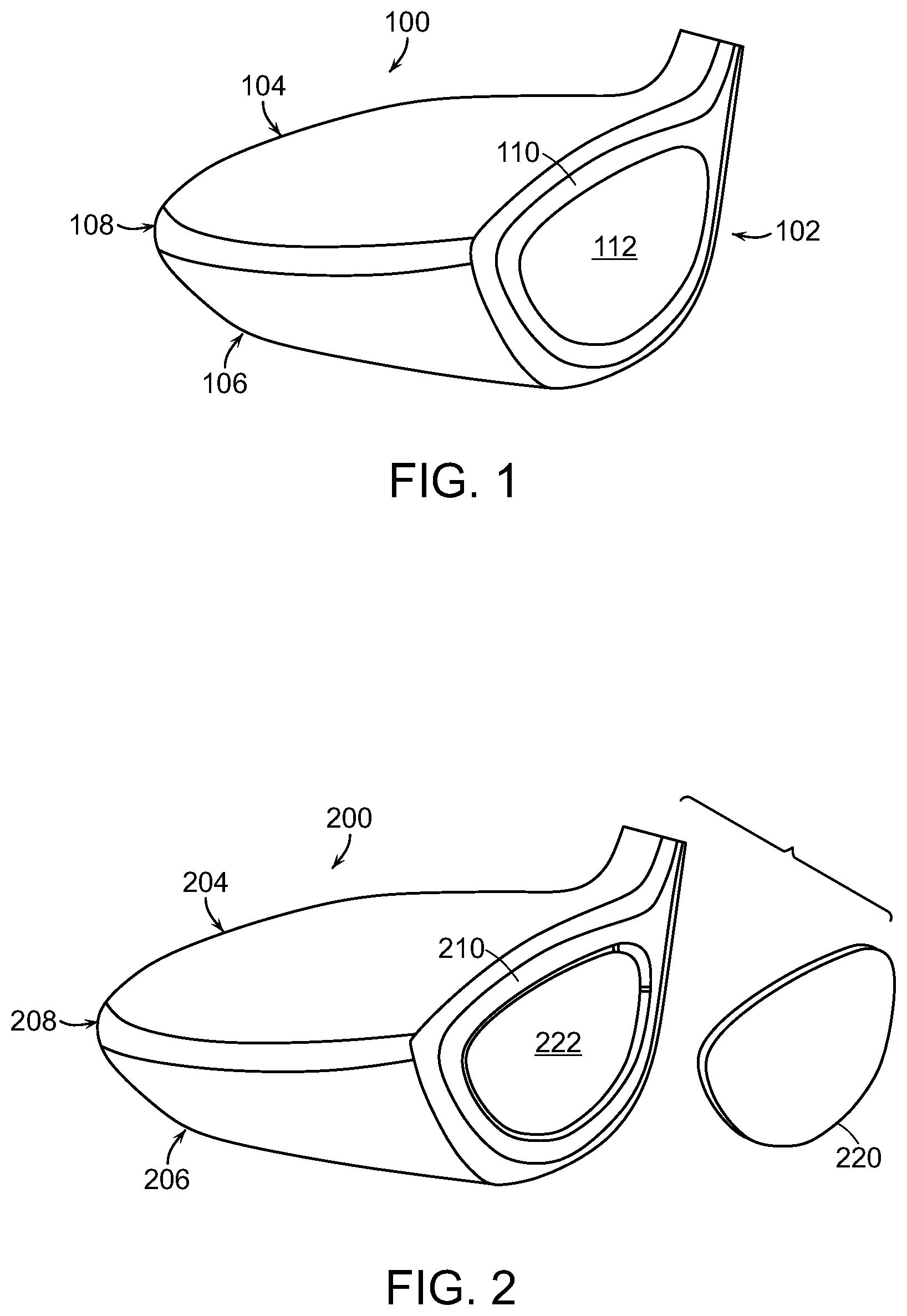 Patent US12472663 — Golf club head having a multi-material face and method of manufacture — Figure 1