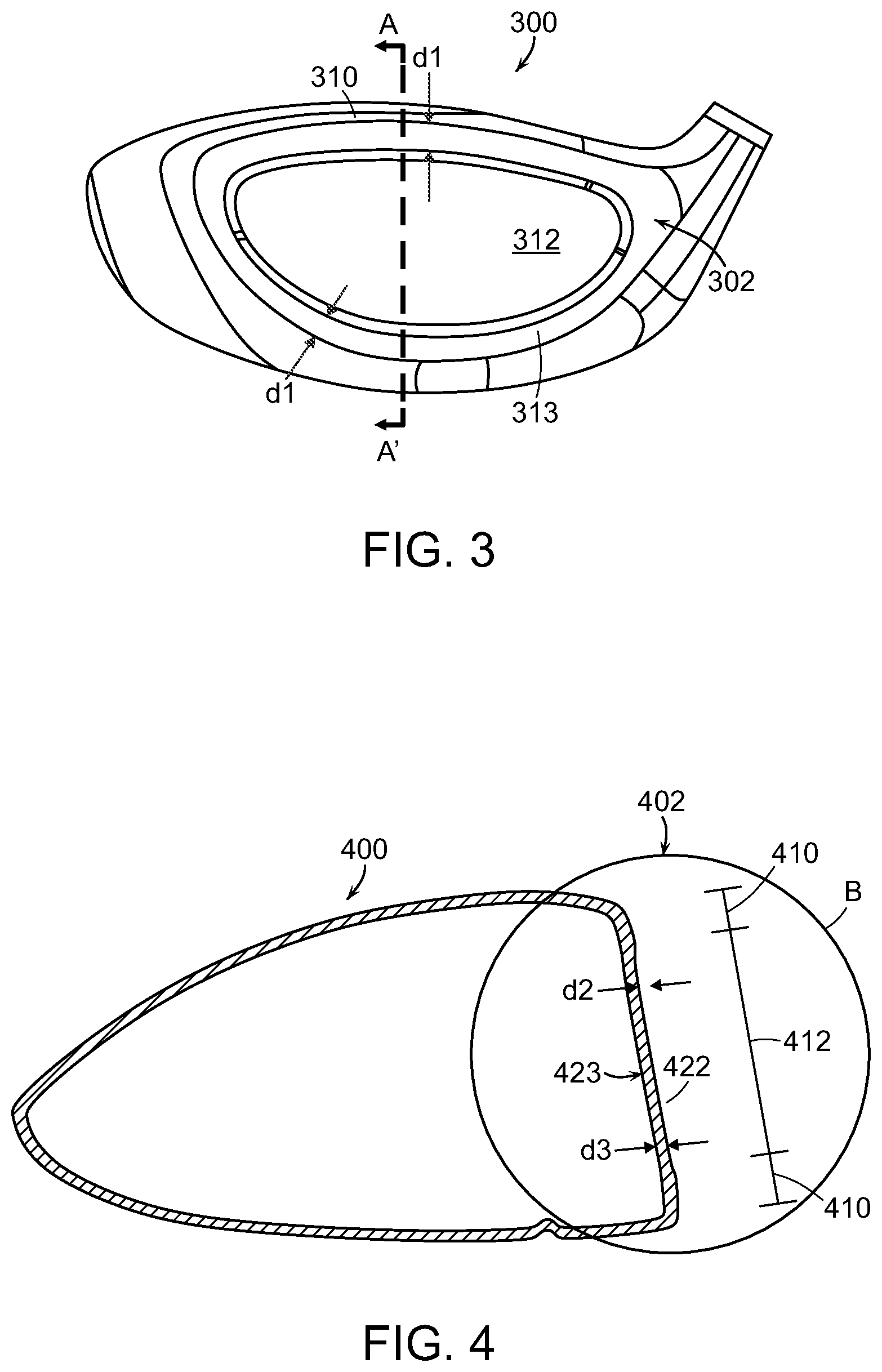 Patent US12472663 Figure 2 – Golf club head having a multi-material face and method of manufacture