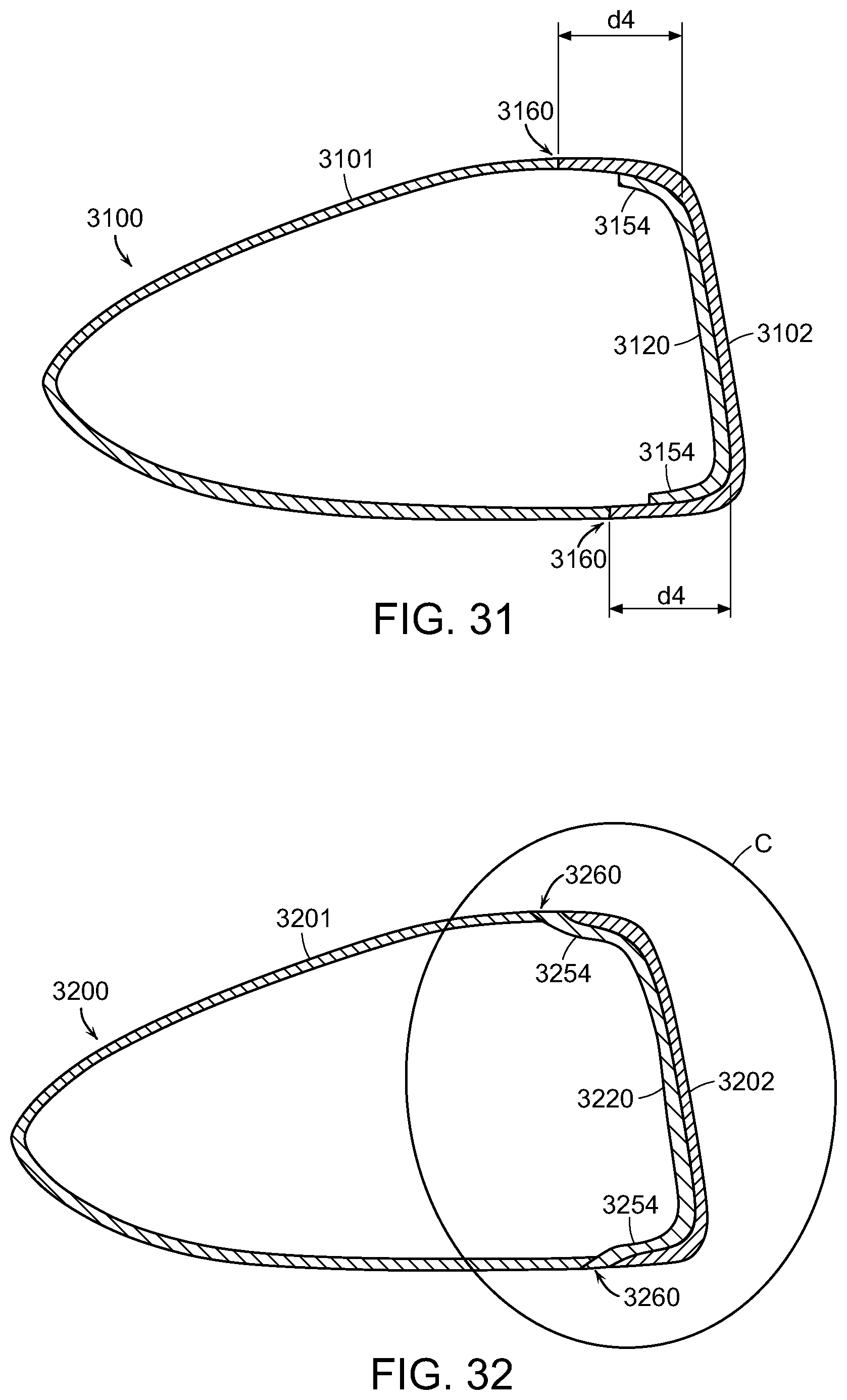 Patent US12472663 Figure 16 – Golf club head having a multi-material face and method of manufacture