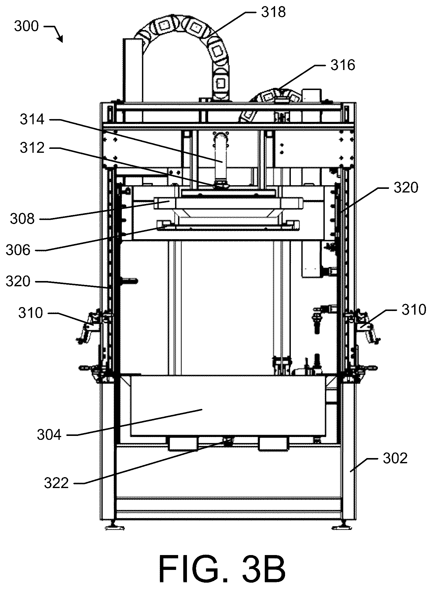 Patent US12472664 Figure 8 – Rebonded foam molding machine, system, and method