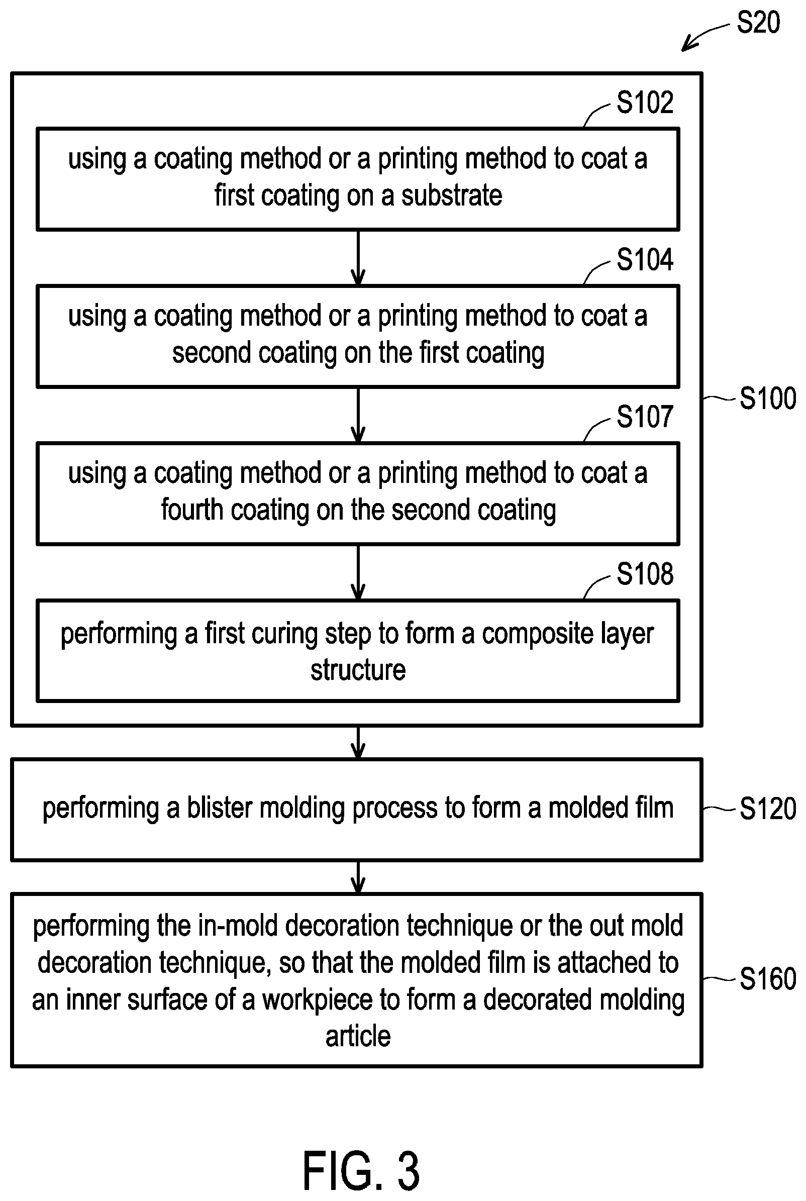 Patent US12472666 Figure 3 – Decorated molding article