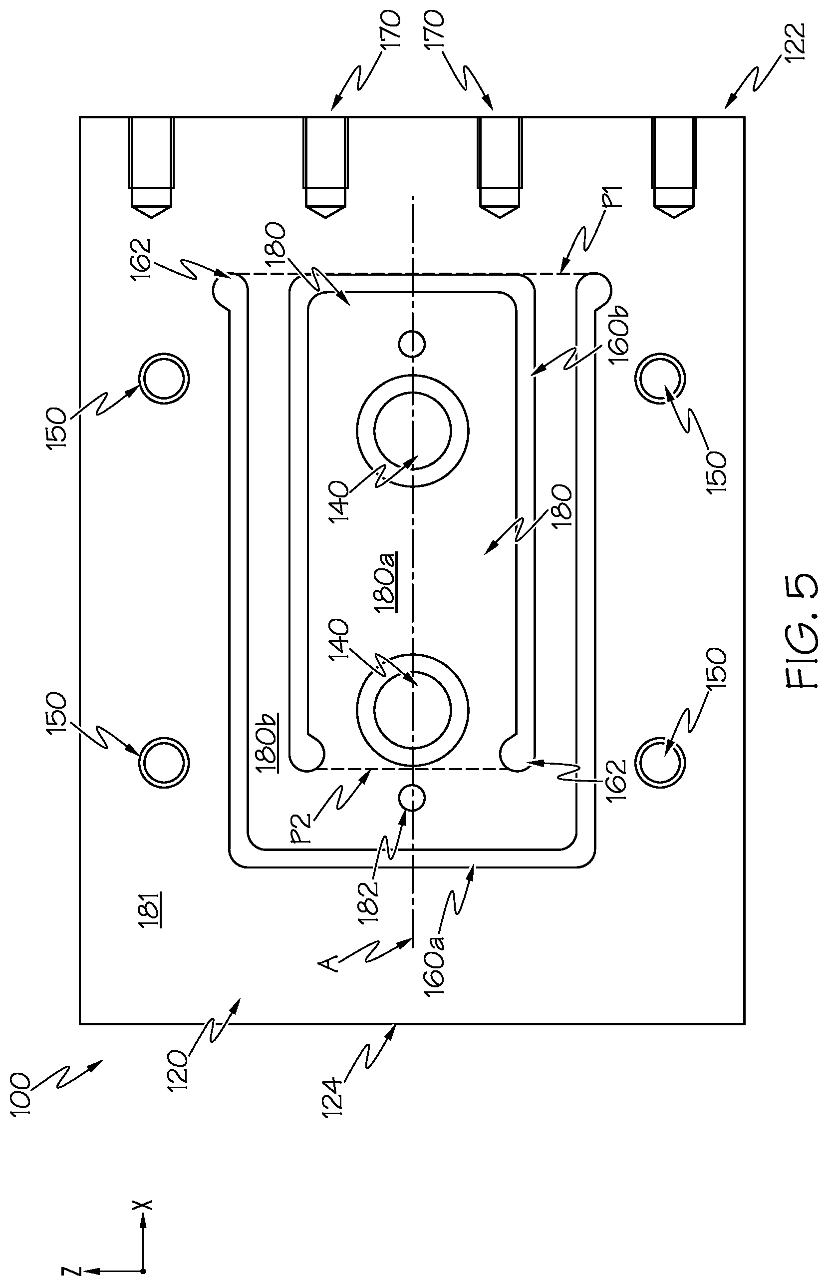 Patent US12472668 Figure 6 – Flex plate for guiding device of injection molding machine