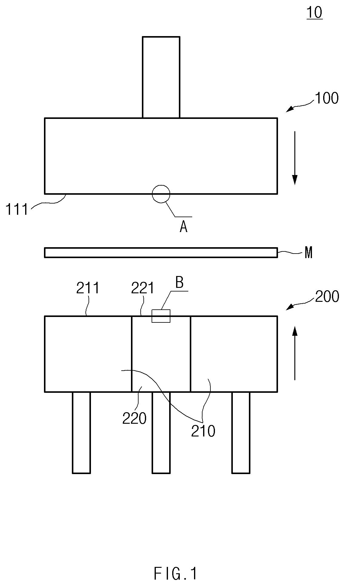 Patent US12472669 Figure 1 – Injection mold