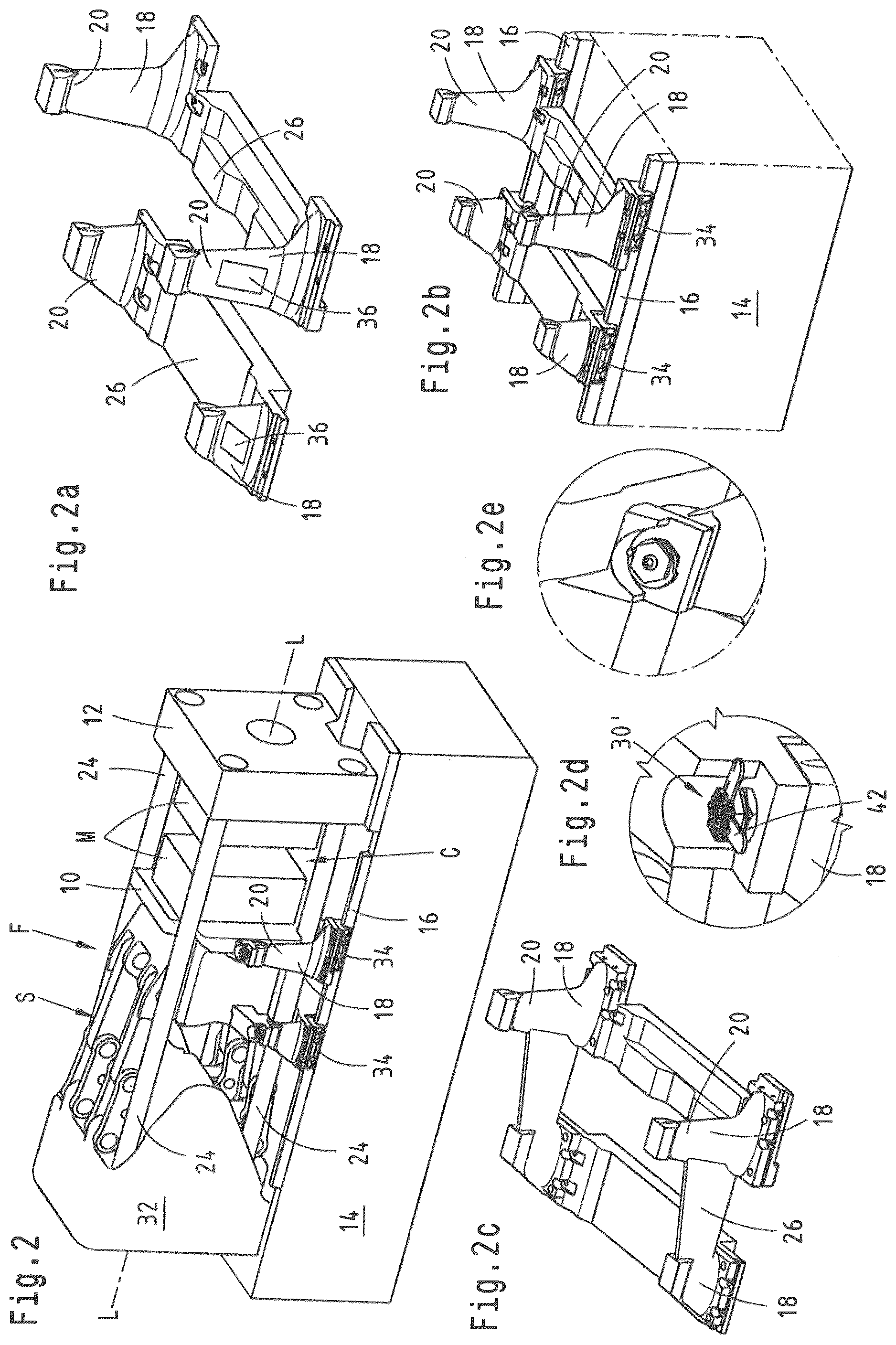 Patent US12472670 Figure 2 – Mould-closing unit for an injection-moulding machine for processing plastics