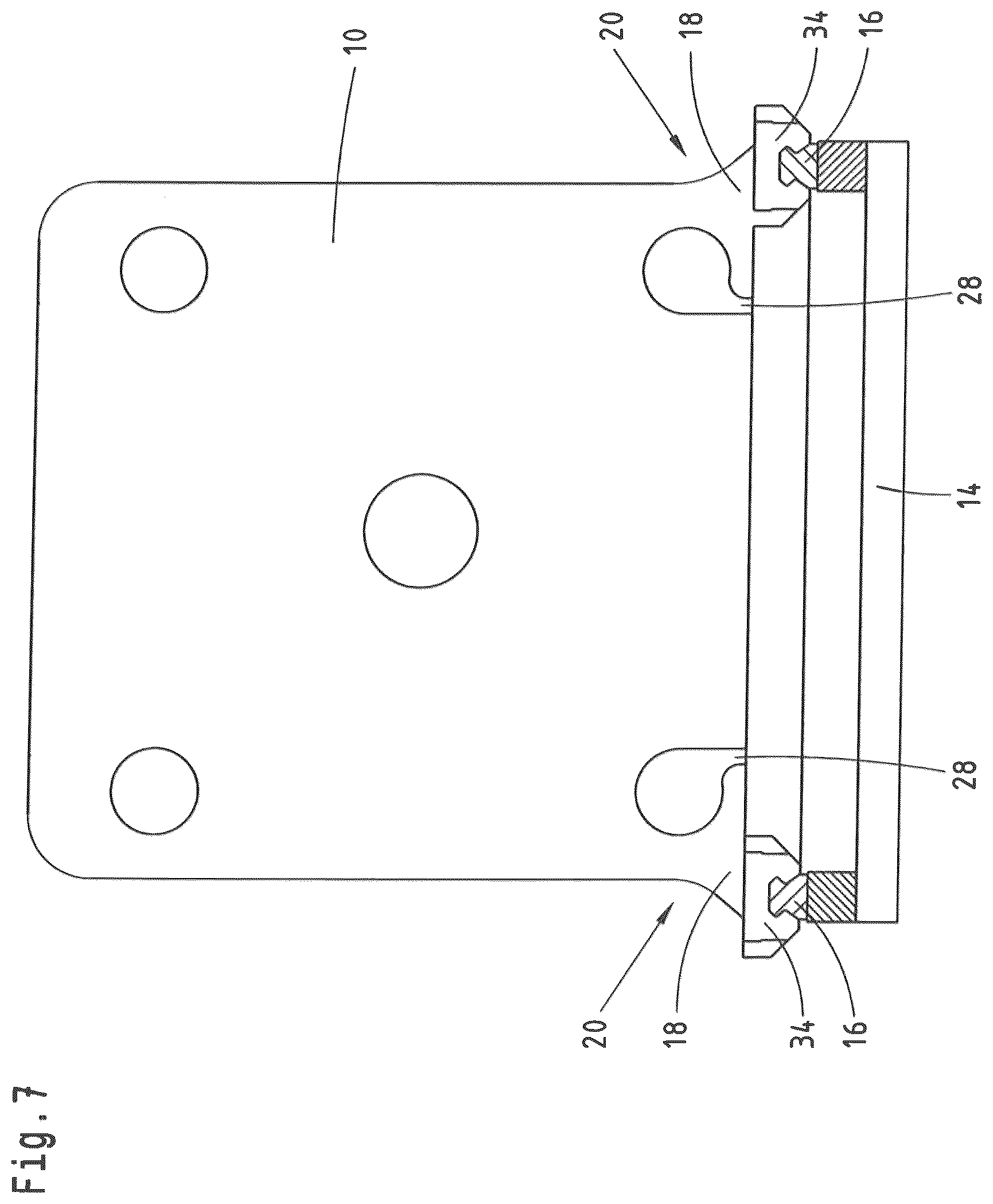 Patent US12472670 Figure 7 – Mould-closing unit for an injection-moulding machine for processing plastics