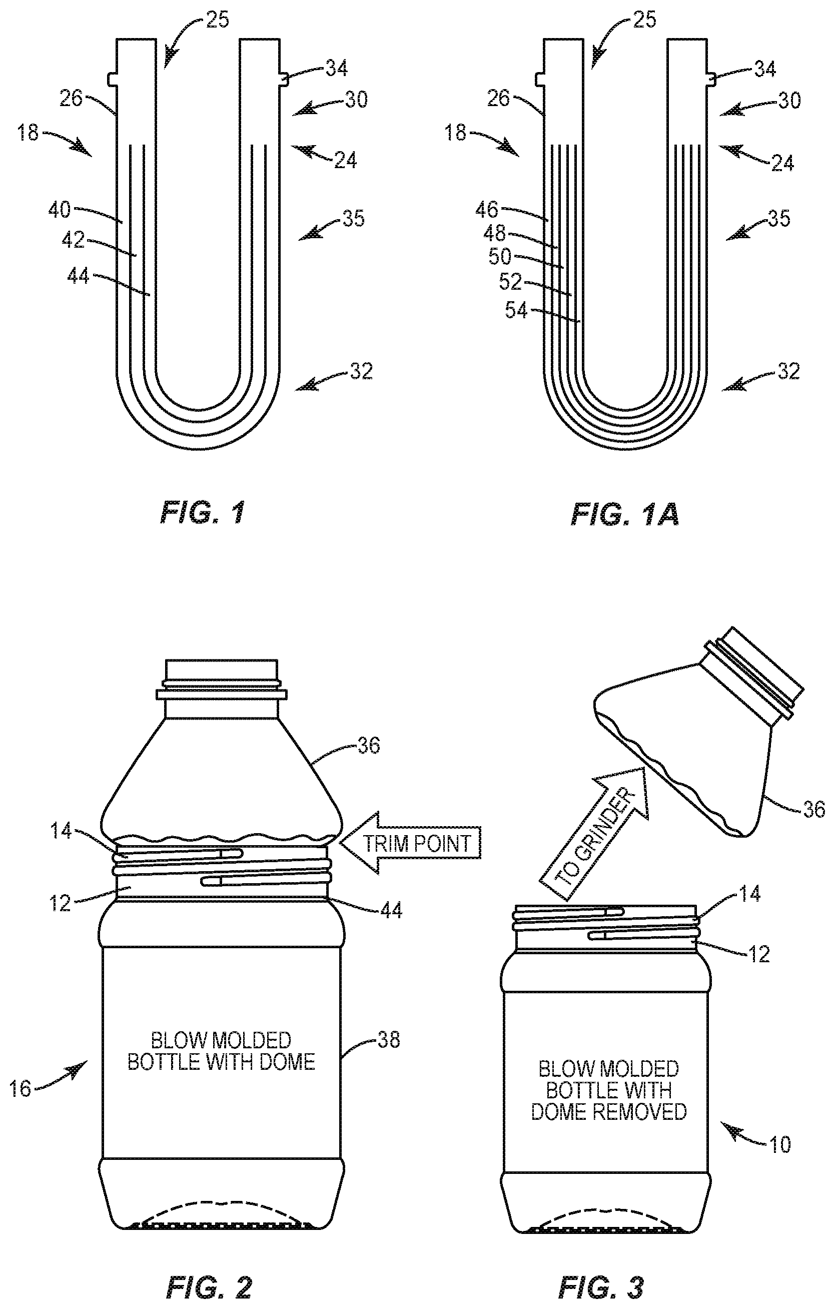 Patent US12472674 Figure 1 – Container and method of manufacture