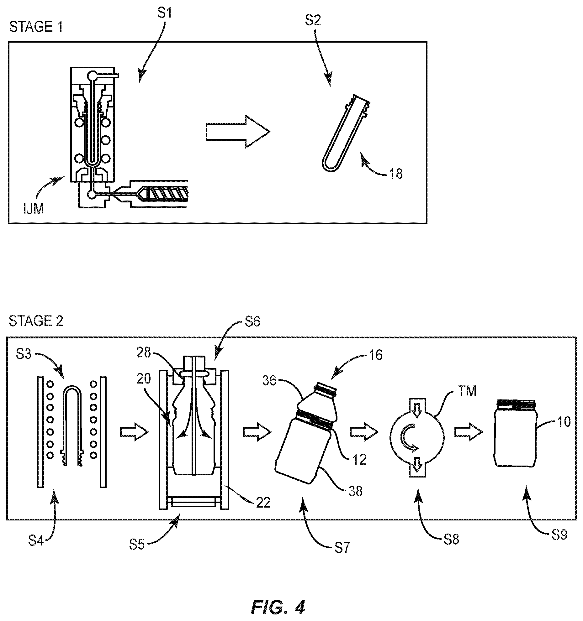 Patent US12472674 Figure 3 – Container and method of manufacture