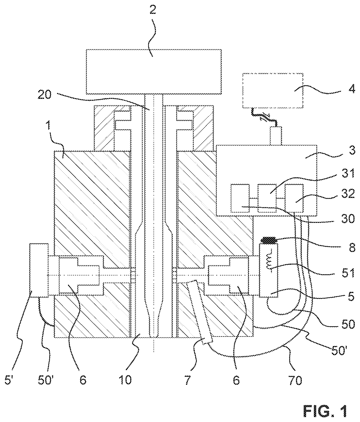 Patent US12472675 Figure 1 – Solenoid valve
