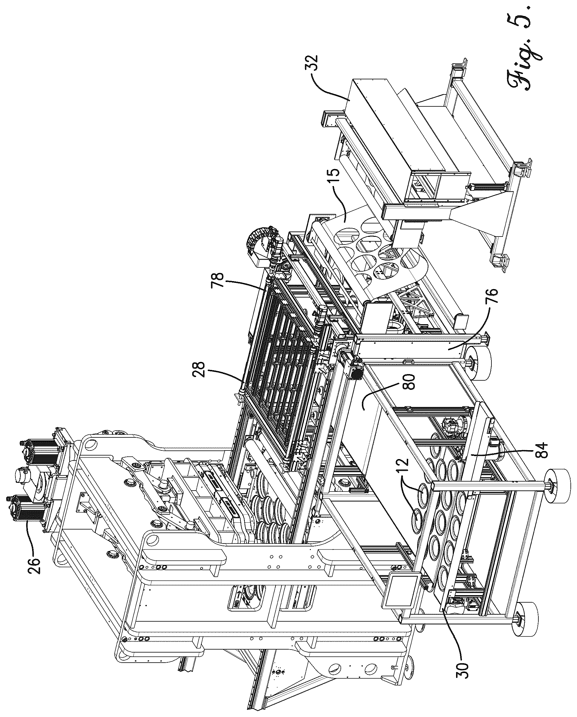Patent US12472677 Figure 5 – Low profile product extractor for thermoformed products